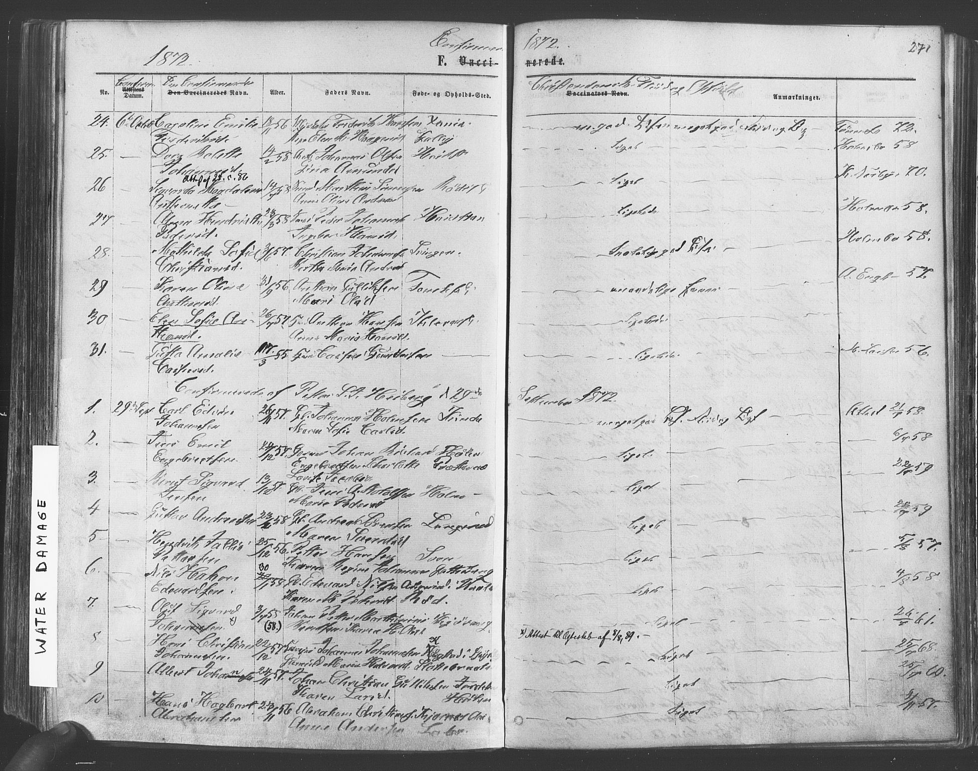 Vestby prestekontor Kirkebøker, AV/SAO-A-10893/F/Fa/L0008: Parish register (official) no. I 8, 1863-1877, p. 271