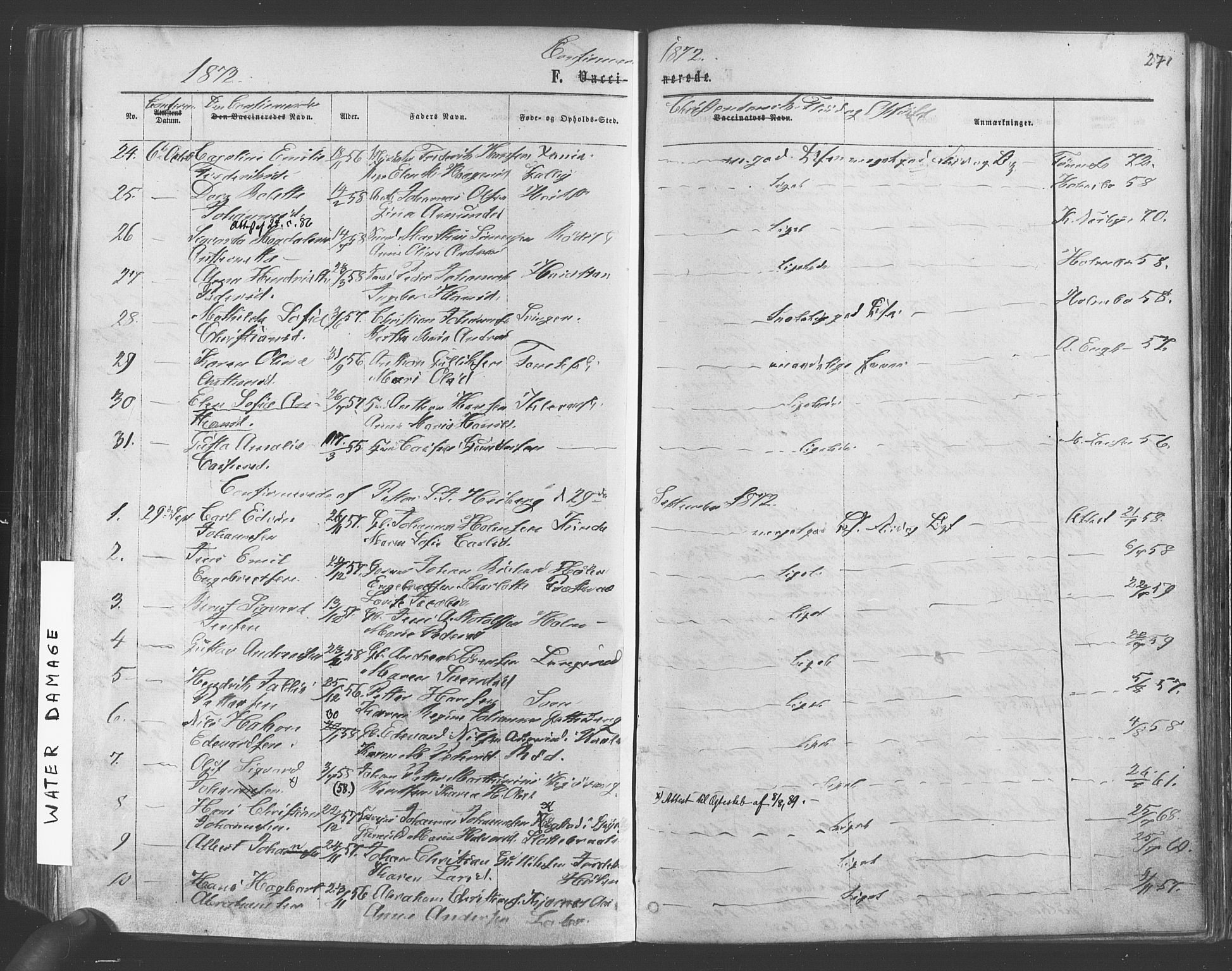 Vestby prestekontor Kirkebøker, AV/SAO-A-10893/F/Fa/L0008: Parish register (official) no. I 8, 1863-1877, p. 271