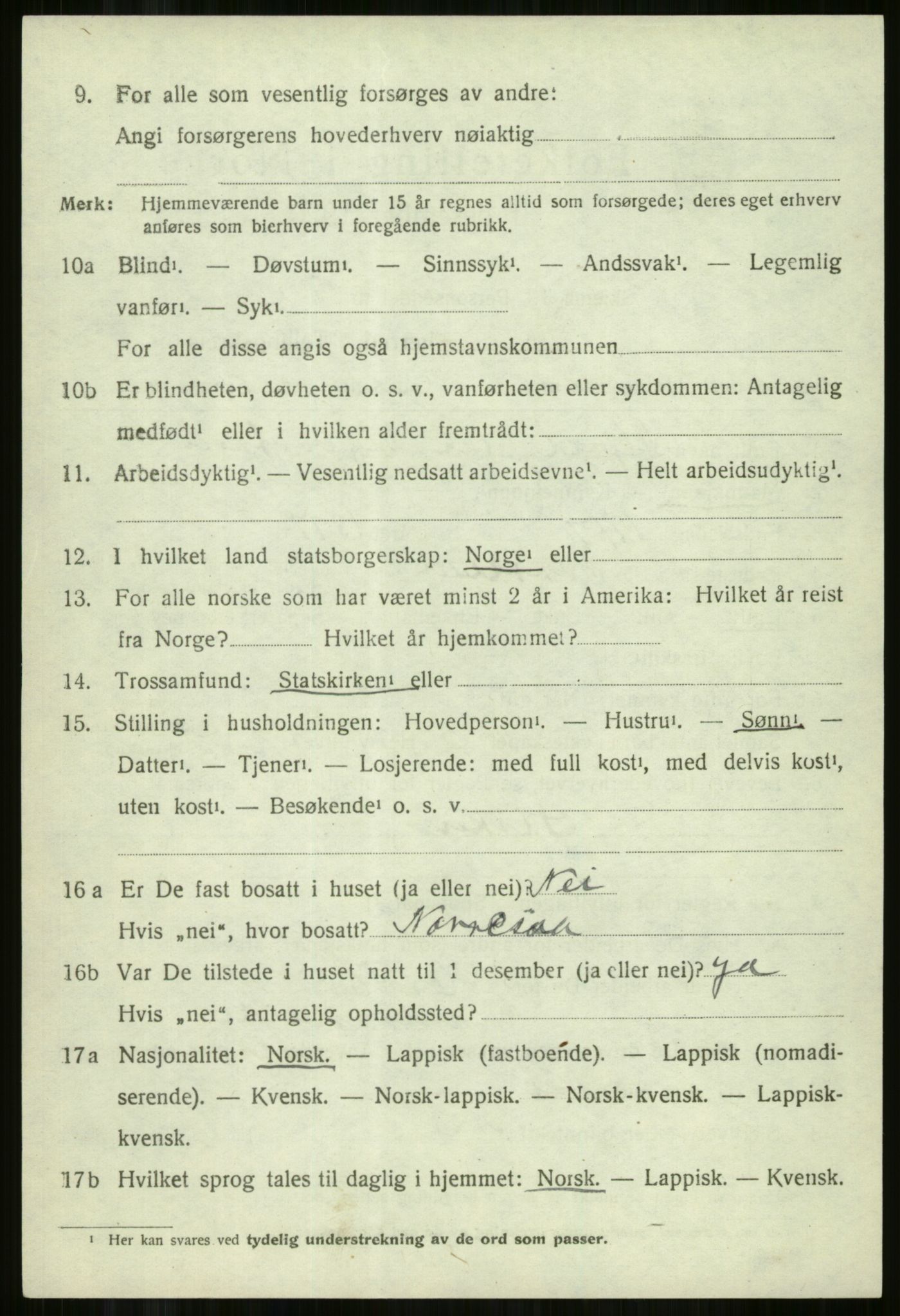 SATØ, 1920 census for Skjervøy, 1920, p. 4712