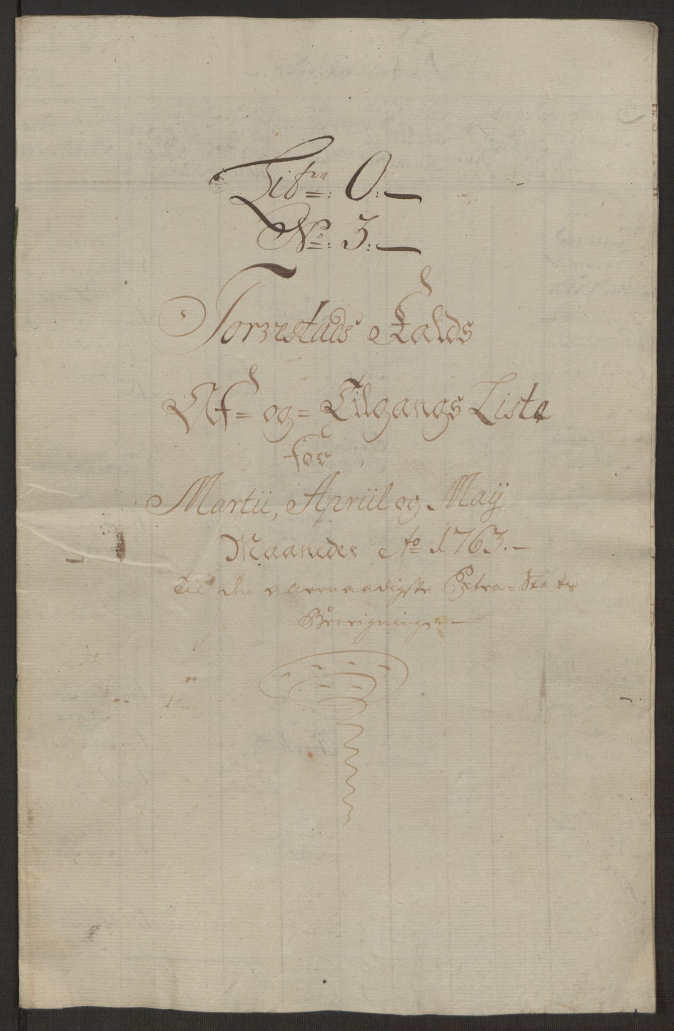 Rentekammeret inntil 1814, Reviderte regnskaper, Hovedkasseregnskaper, AV/RA-EA-4065/Rf/L0072b: Ekstraskatteregnskap, 1762, p. 675