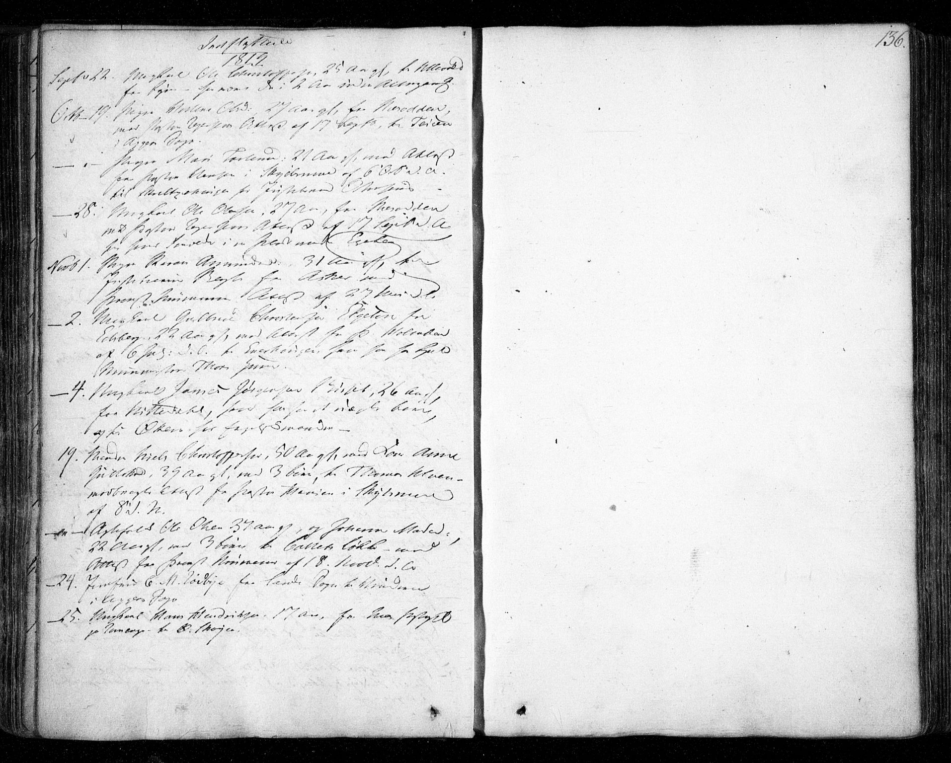 Aker prestekontor kirkebøker, SAO/A-10861/F/L0011: Parish register (official) no. 11, 1810-1819, p. 136