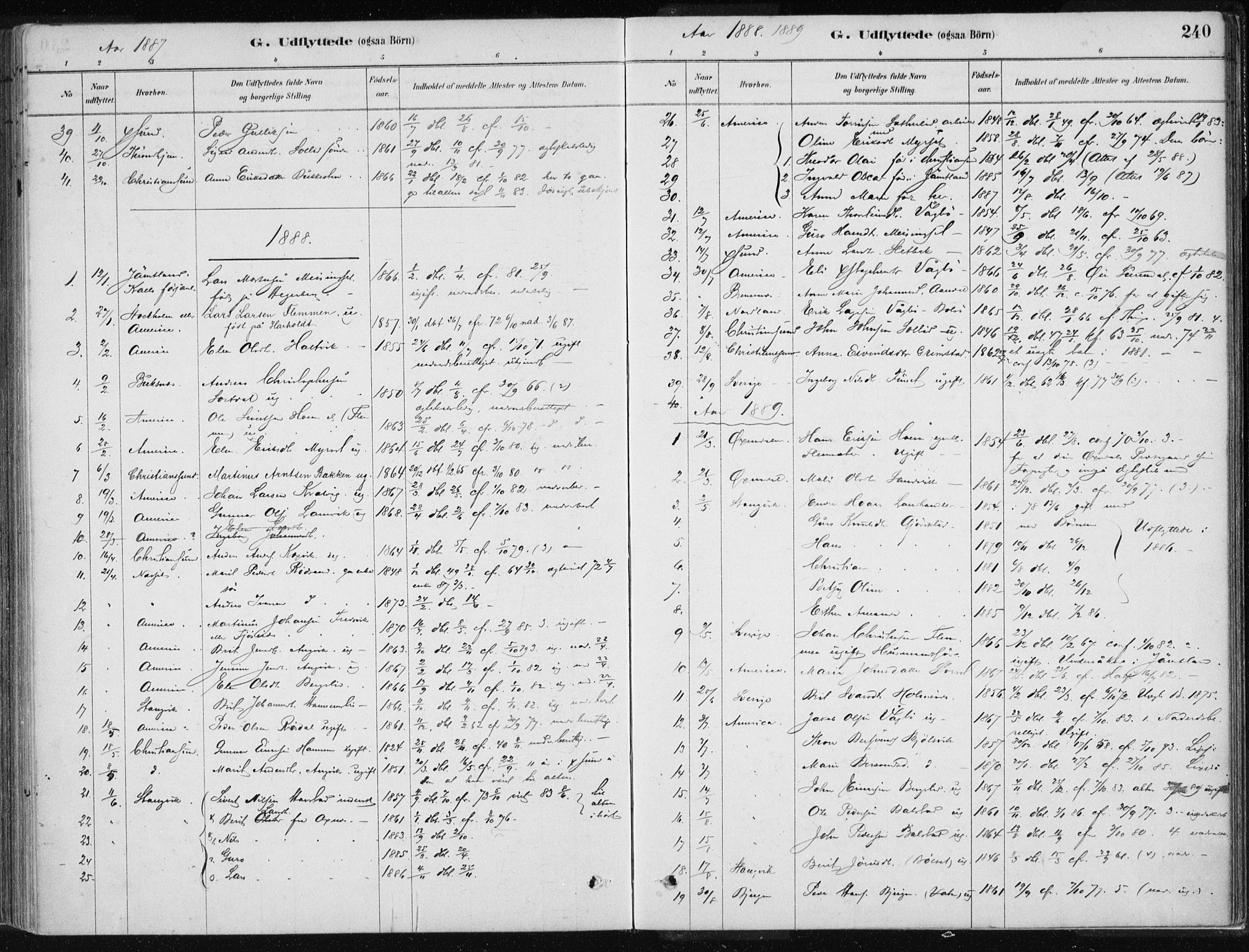 Ministerialprotokoller, klokkerbøker og fødselsregistre - Møre og Romsdal, AV/SAT-A-1454/586/L0987: Parish register (official) no. 586A13, 1879-1892, p. 240