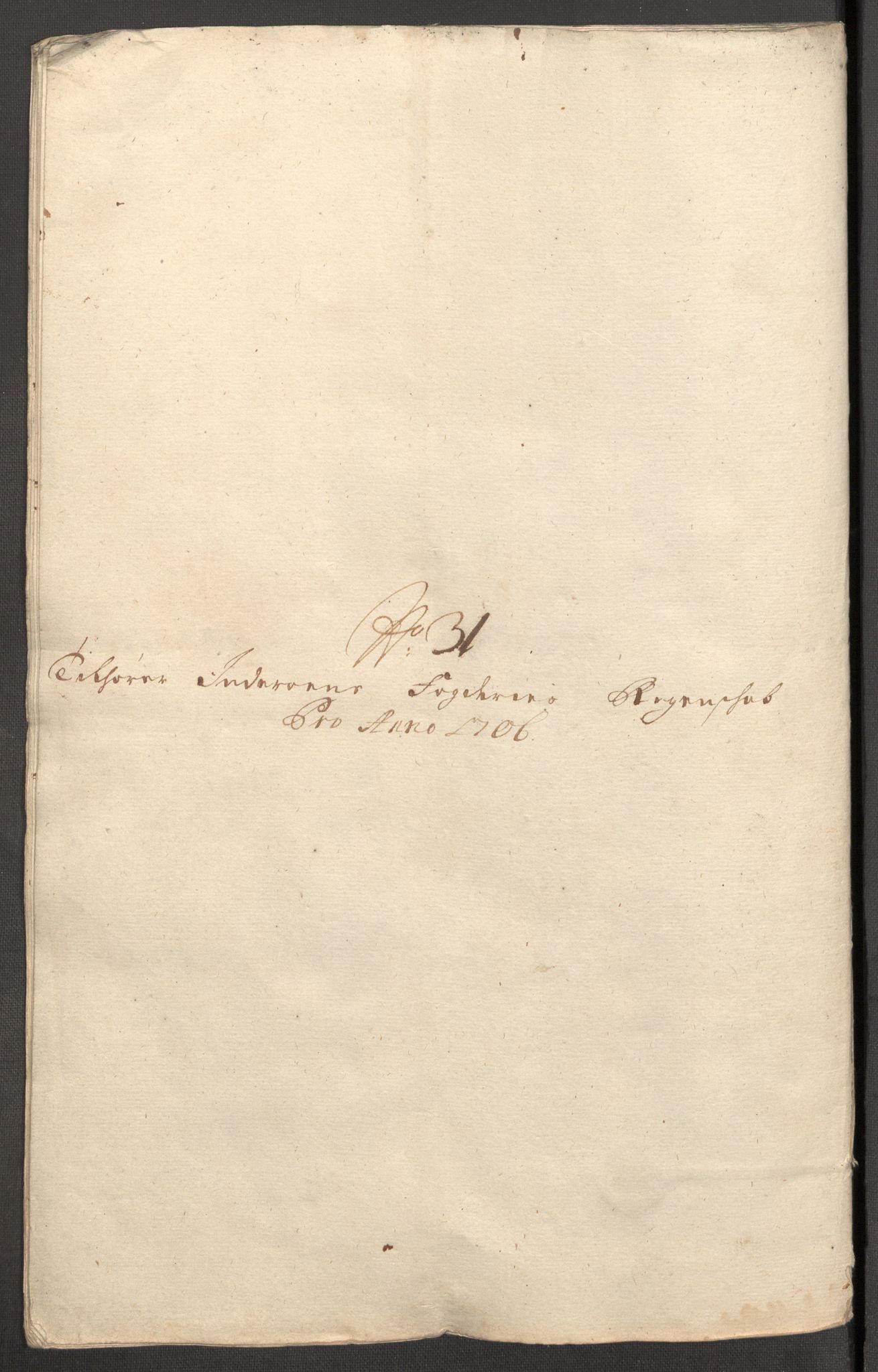 Rentekammeret inntil 1814, Reviderte regnskaper, Fogderegnskap, RA/EA-4092/R63/L4315: Fogderegnskap Inderøy, 1706-1707, p. 252