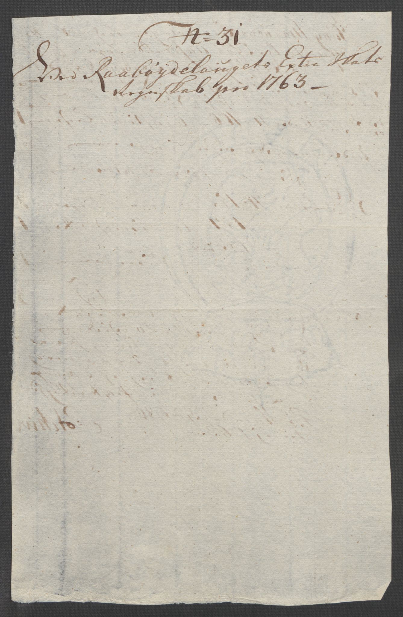 Rentekammeret inntil 1814, Reviderte regnskaper, Fogderegnskap, AV/RA-EA-4092/R40/L2517: Ekstraskatten Råbyggelag, 1762-1763, p. 355