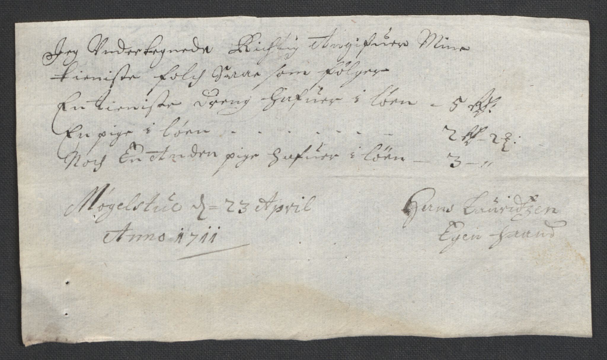 Rentekammeret inntil 1814, Reviderte regnskaper, Fogderegnskap, AV/RA-EA-4092/R39/L2319: Fogderegnskap Nedenes, 1710-1711, p. 471