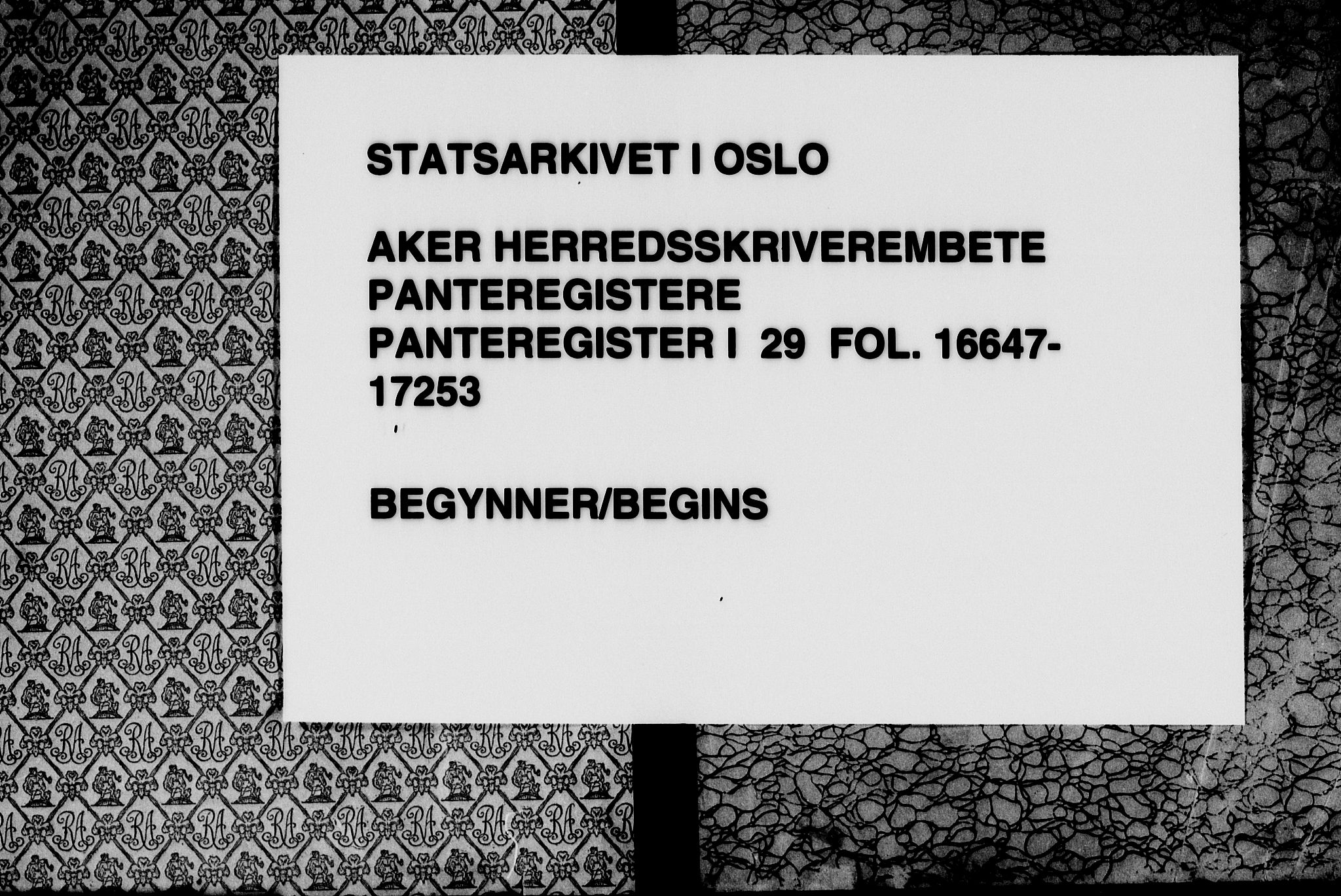 Aker herredsskriveri, SAO/A-10896/G/Ga/Gab/Gaba/L0029: Mortgage register no. I 29, 1911-1950