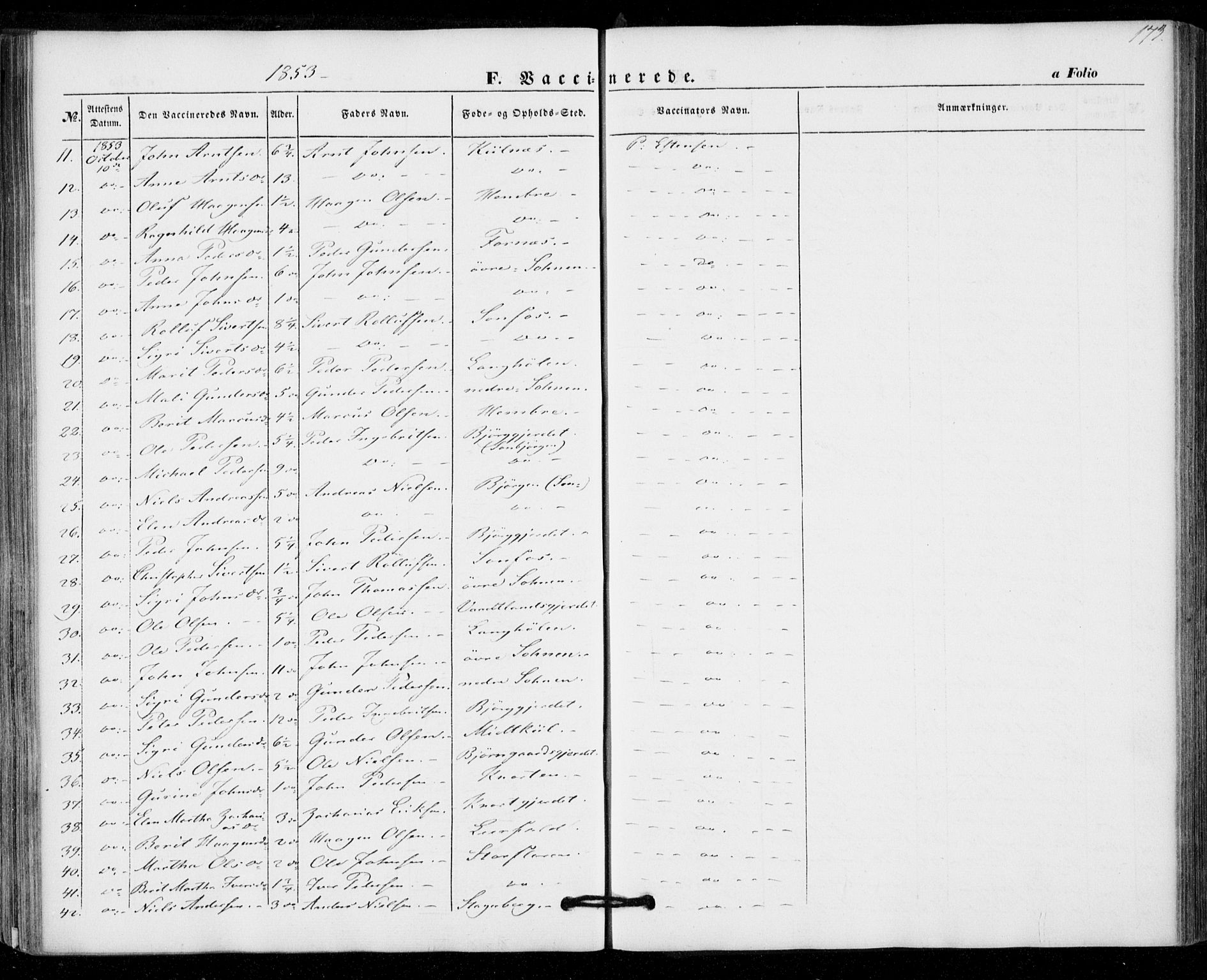 Ministerialprotokoller, klokkerbøker og fødselsregistre - Nord-Trøndelag, SAT/A-1458/703/L0028: Parish register (official) no. 703A01, 1850-1862, p. 173