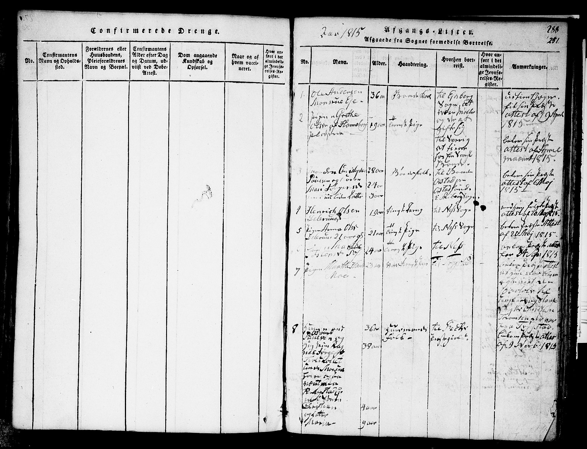 Aurskog prestekontor Kirkebøker, SAO/A-10304a/F/Fa/L0005: Parish register (official) no. I 5, 1814-1829, p. 351