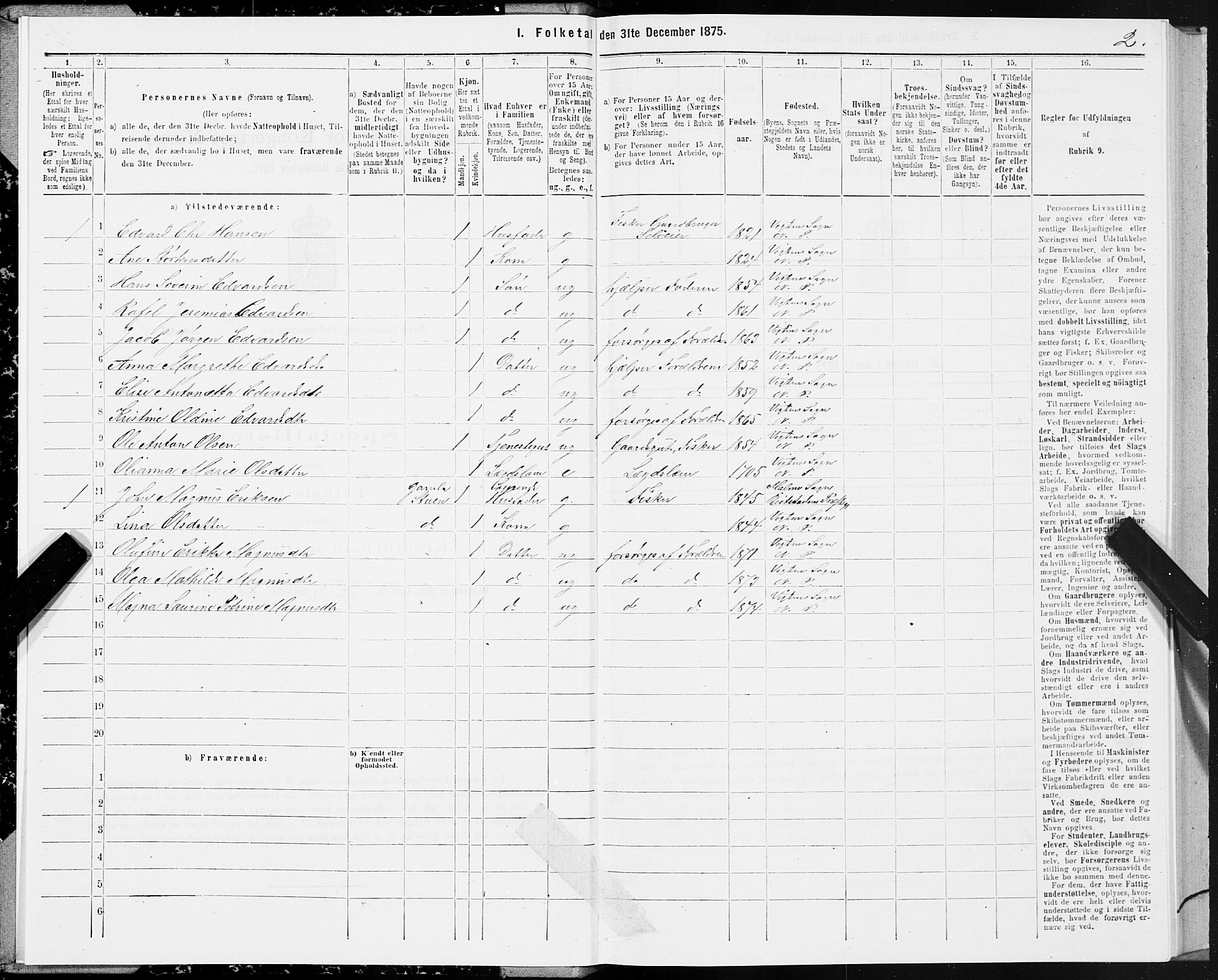 SAT, 1875 census for 1751P Nærøy, 1875, p. 4002