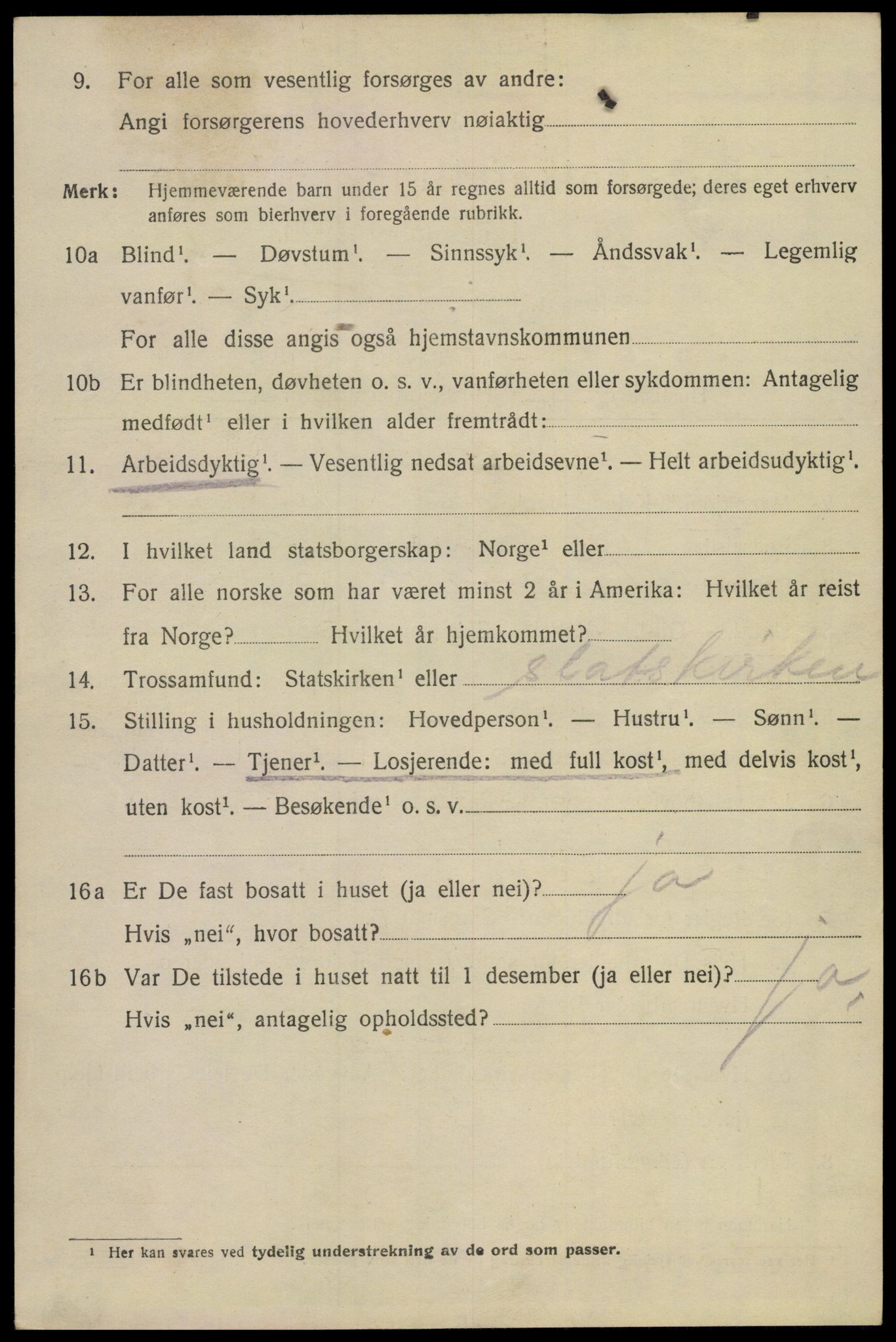 SAKO, 1920 census for Drammen, 1920, p. 18970