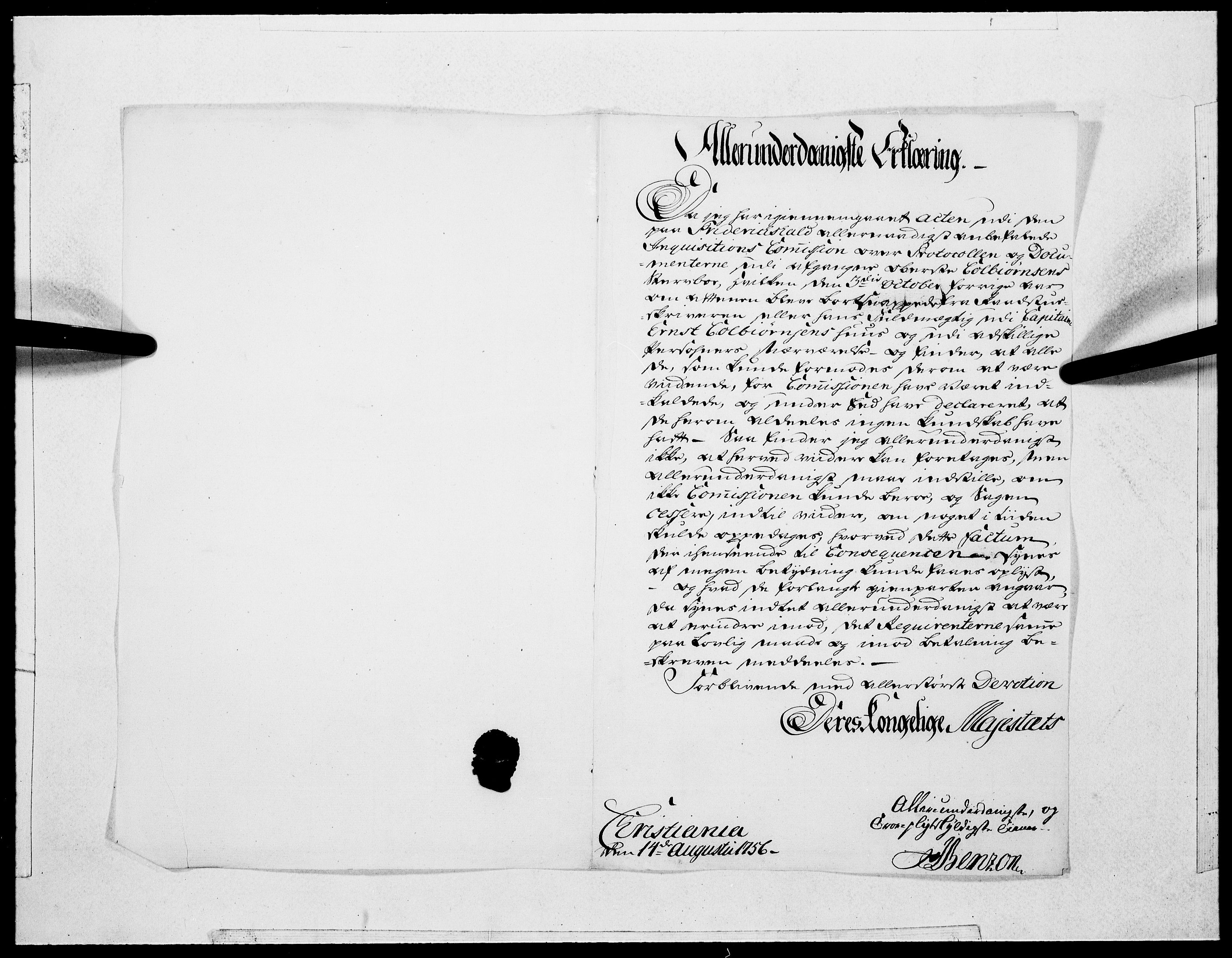 Danske Kanselli 1572-1799, AV/RA-EA-3023/F/Fc/Fcc/Fcca/L0172: Norske innlegg 1572-1799, 1756, p. 256