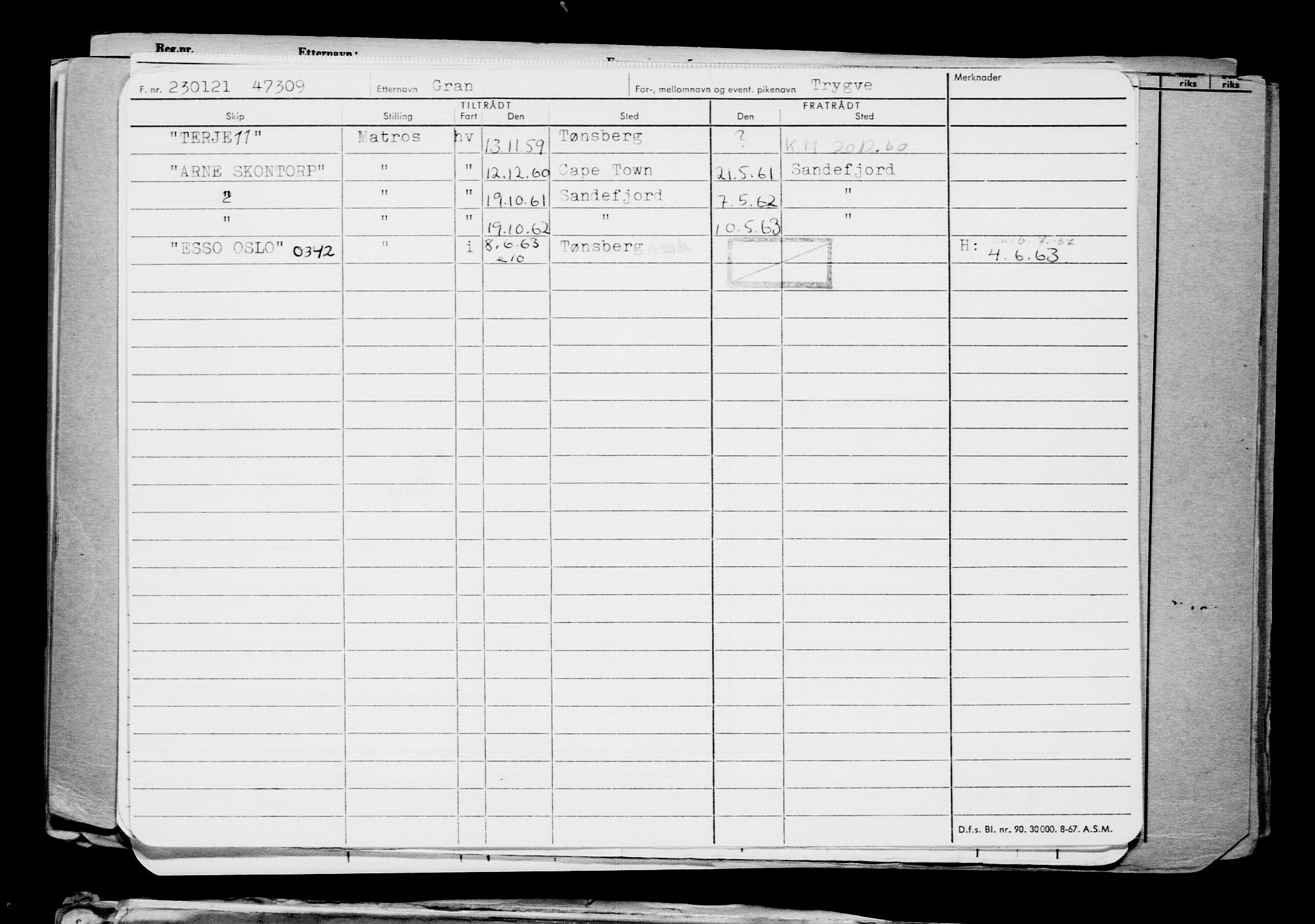 Direktoratet for sjømenn, AV/RA-S-3545/G/Gb/L0189: Hovedkort, 1921, p. 498