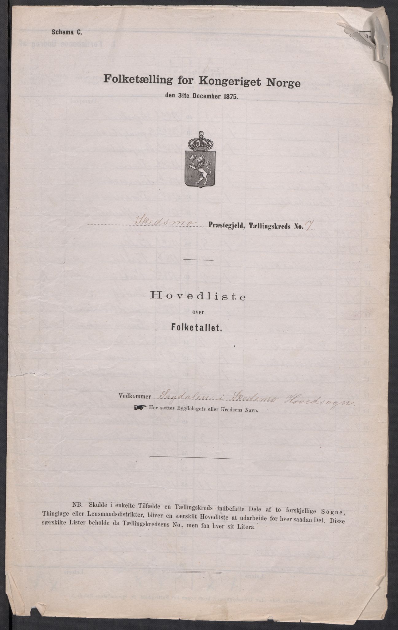 RA, 1875 census for 0231P Skedsmo, 1875, p. 28