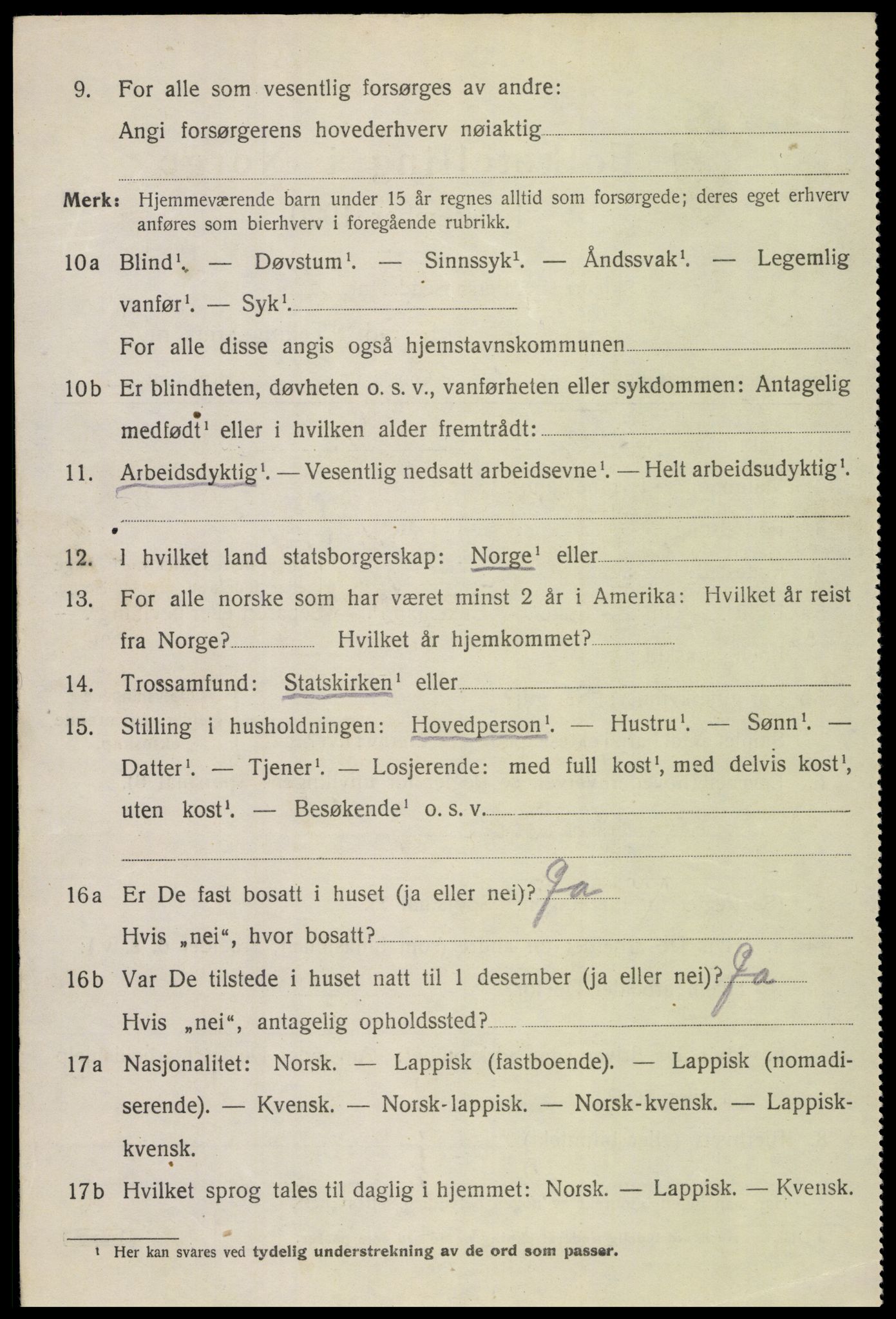 SAT, 1920 census for Bodin, 1920, p. 12287