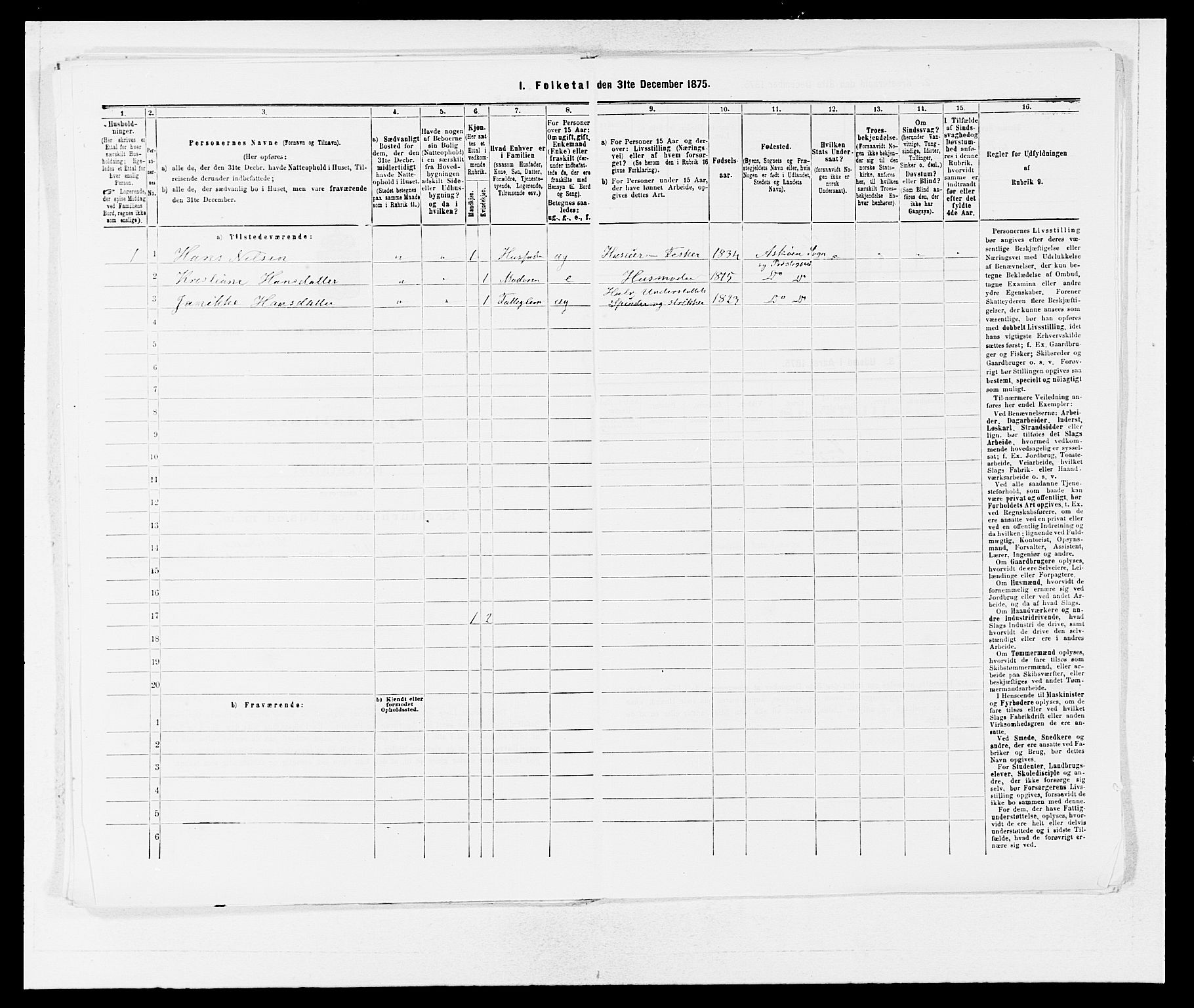 SAB, 1875 census for 1247P Askøy, 1875, p. 64