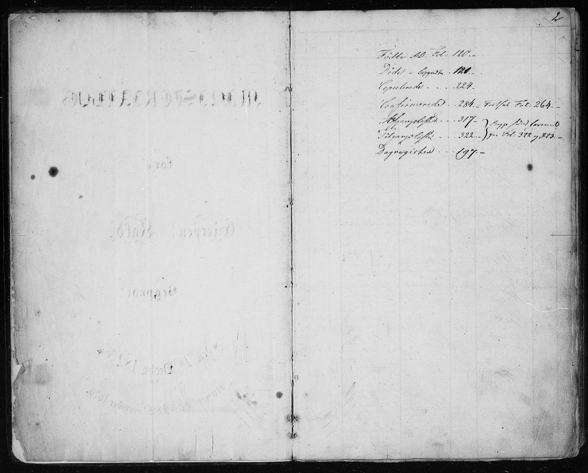 Gjerpen kirkebøker, SAKO/A-265/F/Fa/L0005: Parish register (official) no. I 5, 1823-1829, p. 2
