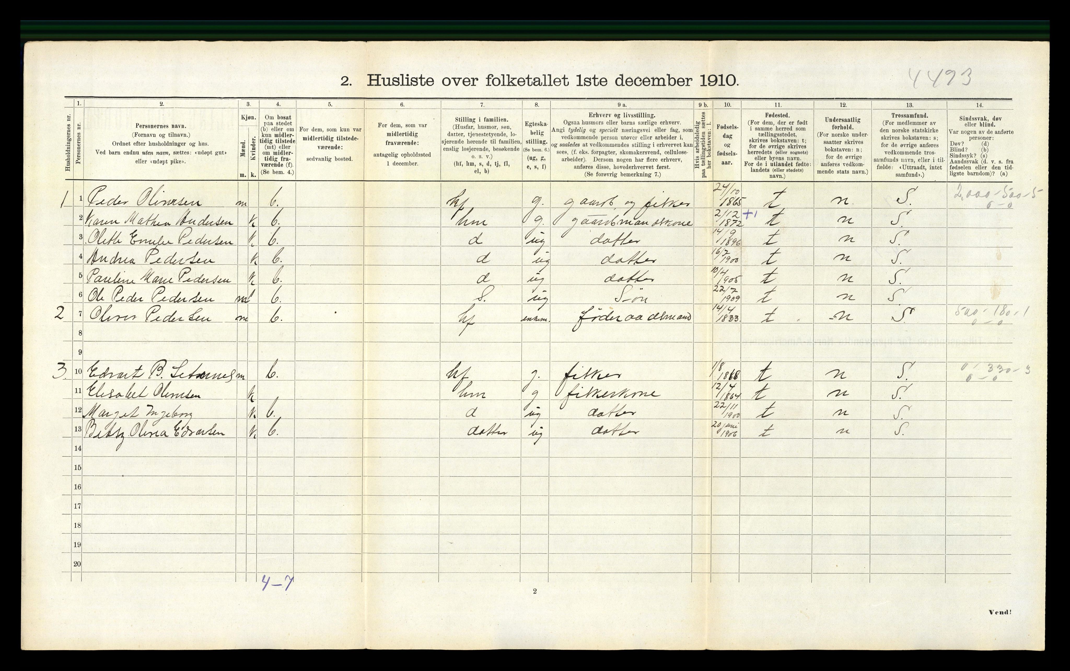 RA, 1910 census for Bud, 1910, p. 650