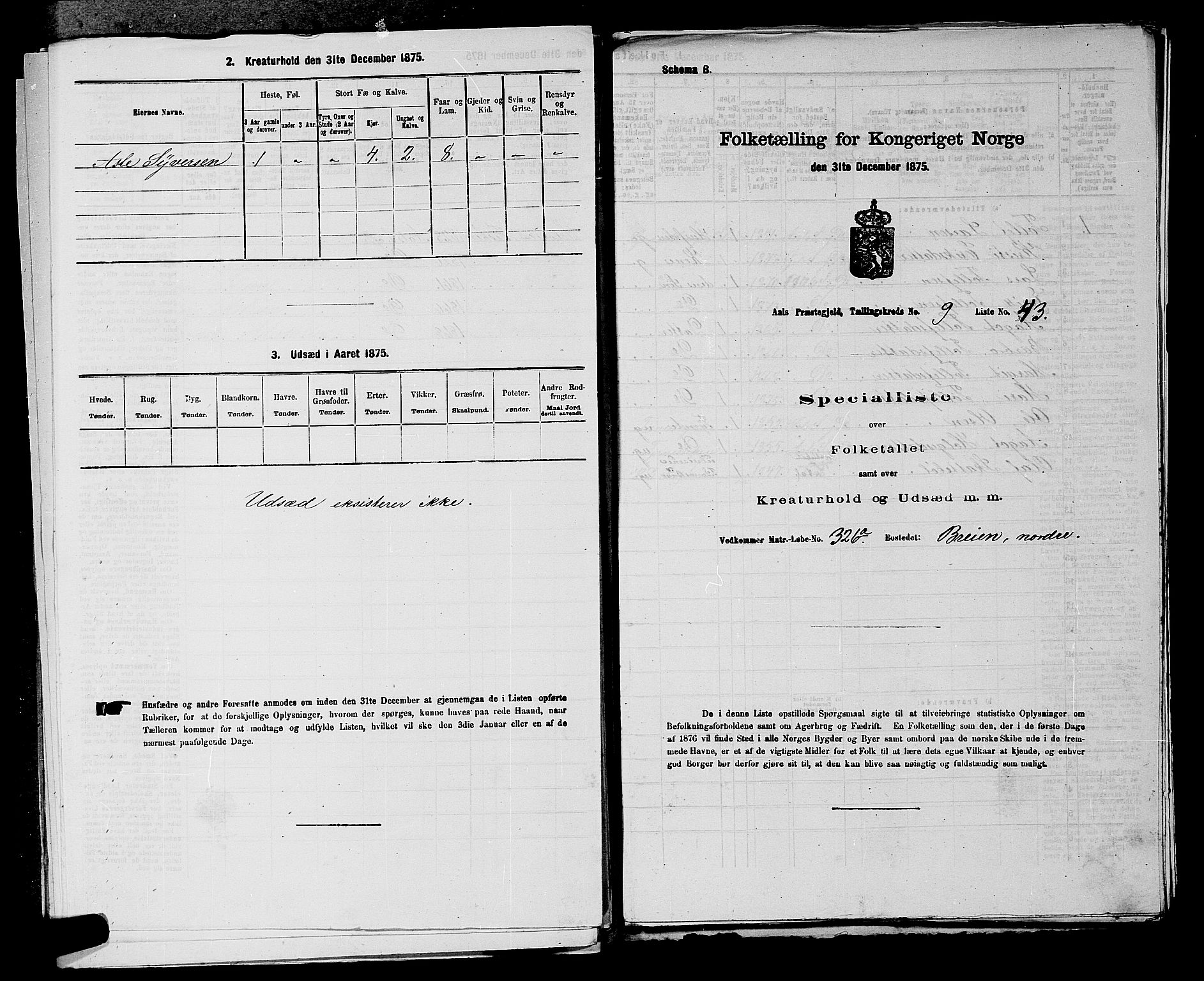 SAKO, 1875 census for 0619P Ål, 1875, p. 1183