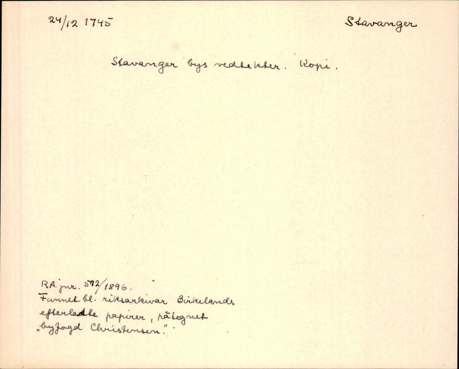 Riksarkivets diplomsamling, AV/RA-EA-5965/F35/F35m/L0003: Localia: Telemark, Agder og Rogaland, p. 757