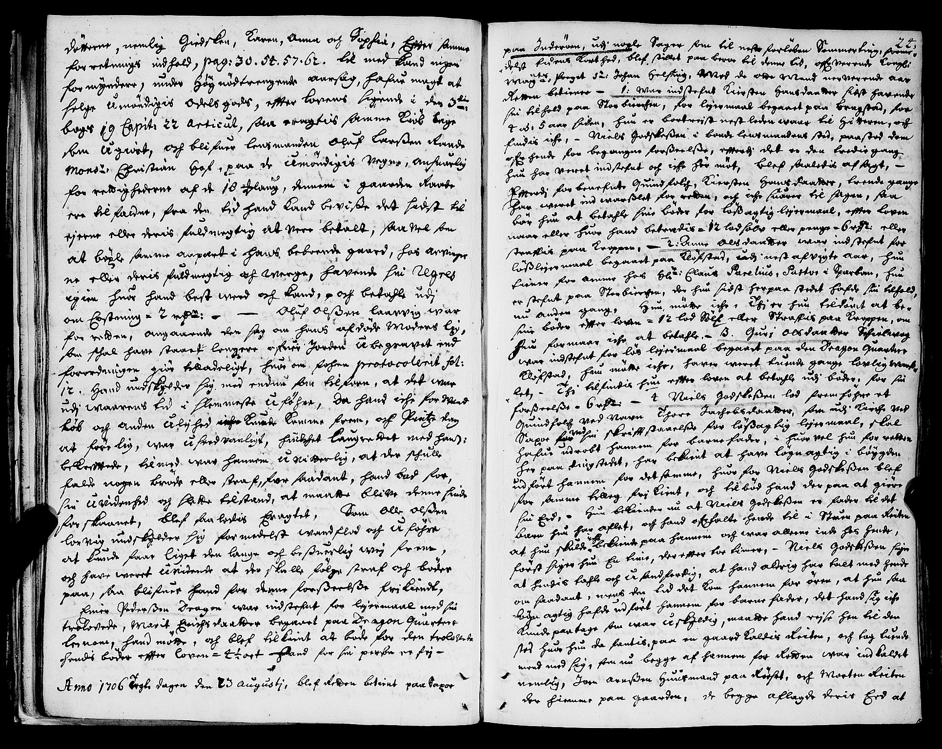Inderøy sorenskriveri, AV/SAT-A-4147/1/1/1A/L0006: Tingbok, 1706-1710, p. 23b-24a