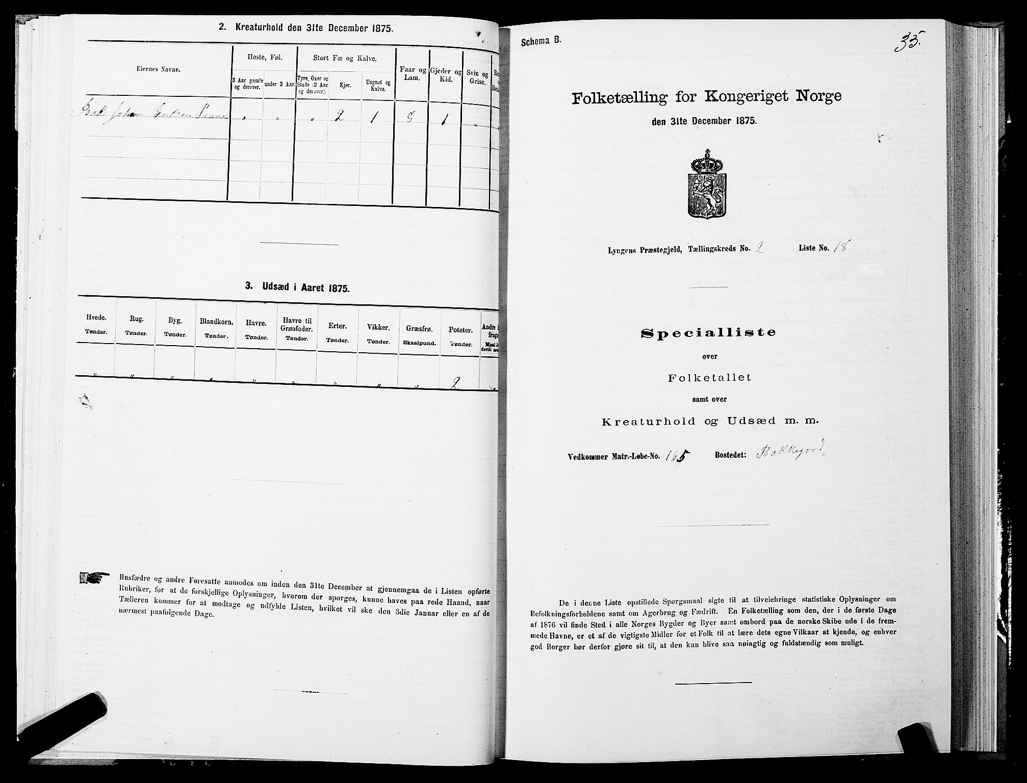 SATØ, 1875 census for 1938P Lyngen, 1875, p. 2035