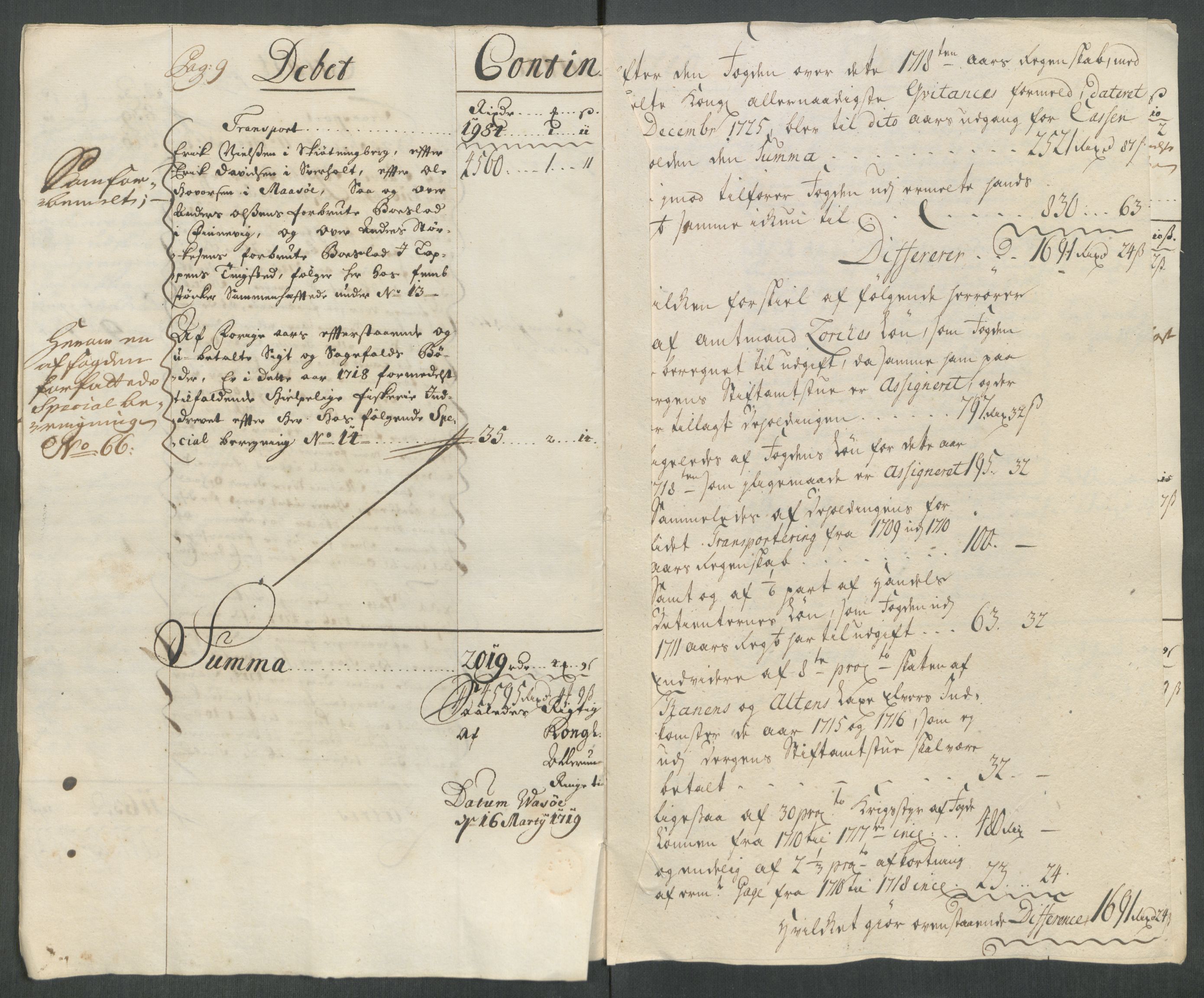 Rentekammeret inntil 1814, Reviderte regnskaper, Fogderegnskap, AV/RA-EA-4092/R69/L4857: Fogderegnskap Finnmark/Vardøhus, 1716-1718, p. 430