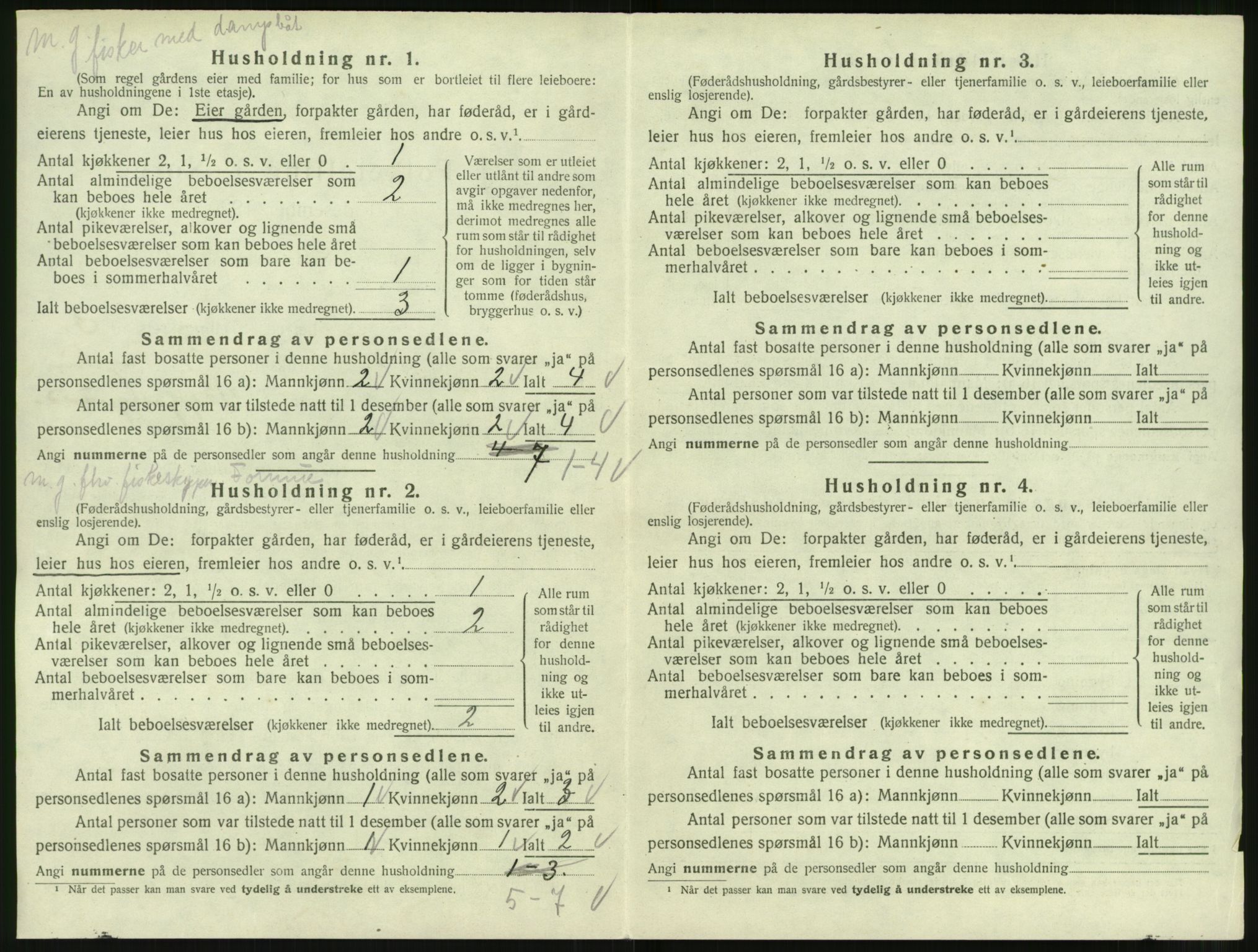 SAT, 1920 census for Ulstein, 1920, p. 273