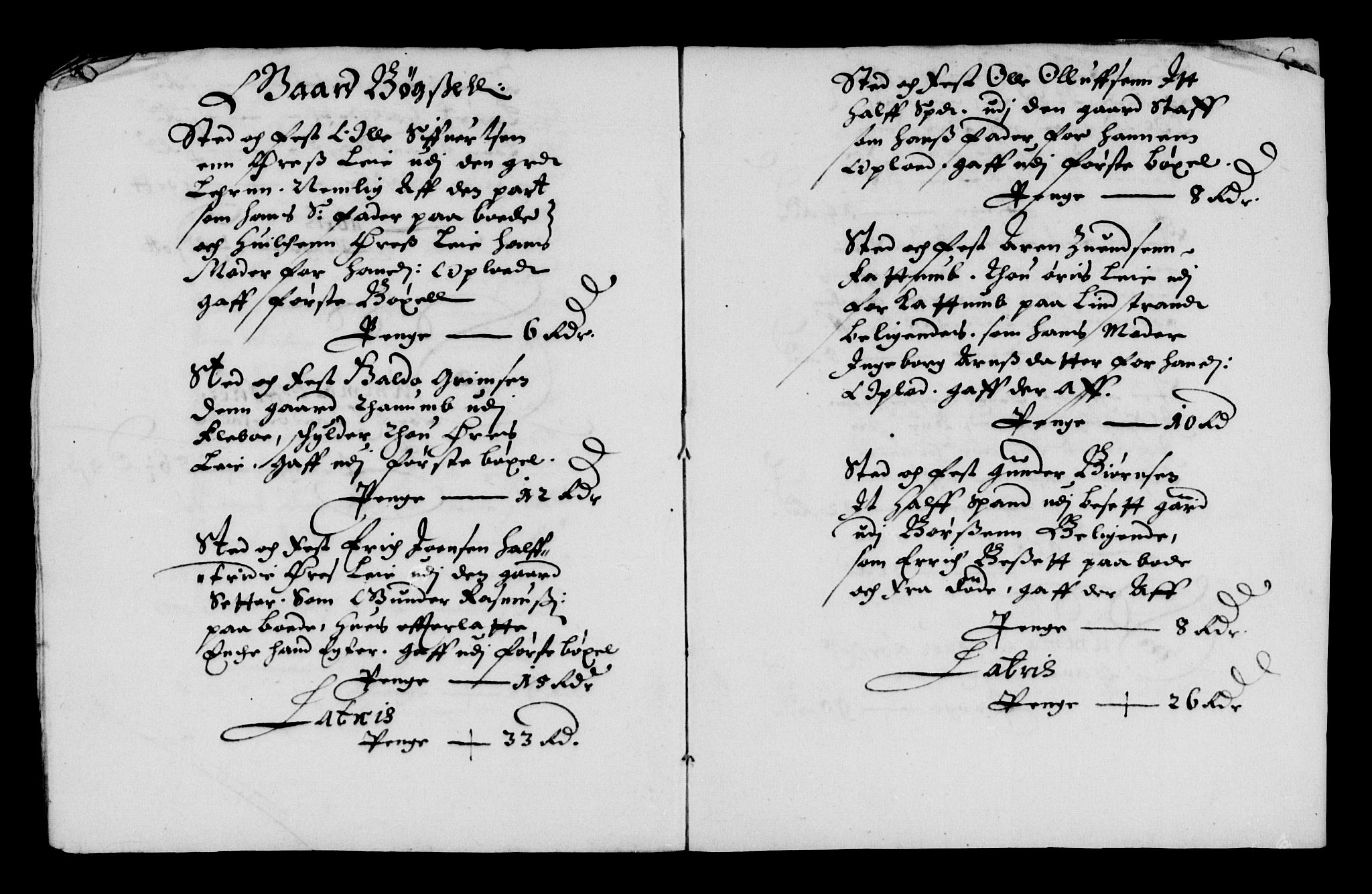 Rentekammeret inntil 1814, Reviderte regnskaper, Lensregnskaper, AV/RA-EA-5023/R/Rb/Rbw/L0125: Trondheim len, 1642-1657