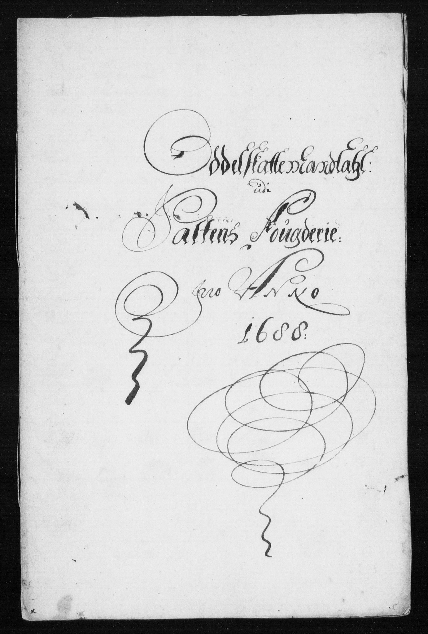 Rentekammeret inntil 1814, Reviderte regnskaper, Stiftamtstueregnskaper, Trondheim stiftamt og Nordland amt, AV/RA-EA-6044/R/Rh/L0011: Nordland amt, 1688