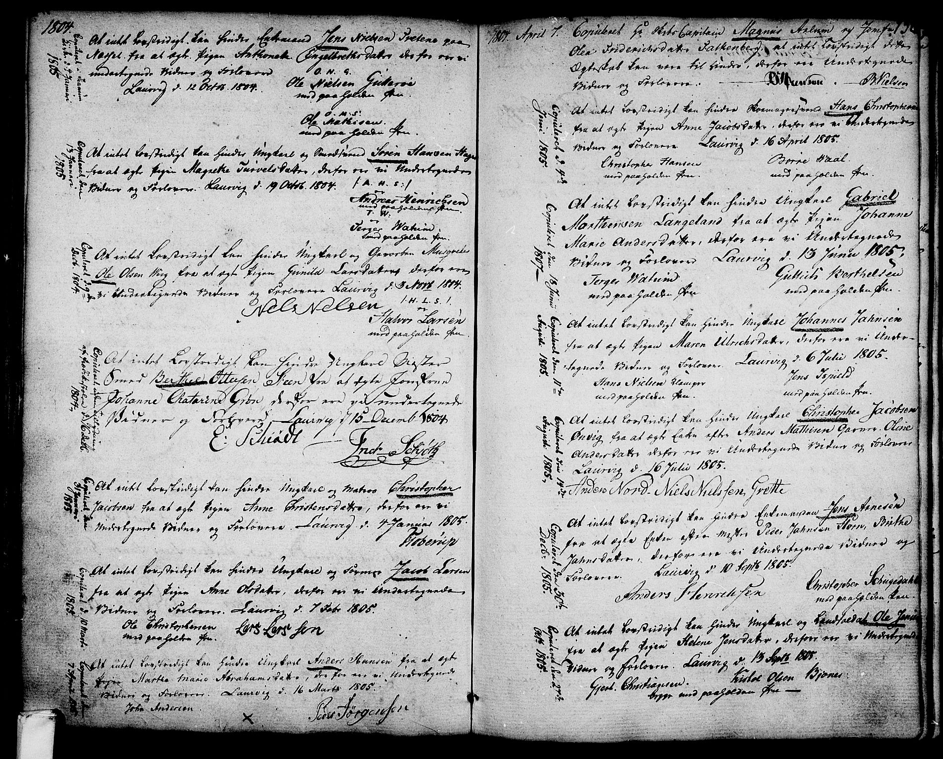 Larvik kirkebøker, SAKO/A-352/G/Ga/L0001: Parish register (copy) no. I 1, 1785-1807, p. 156