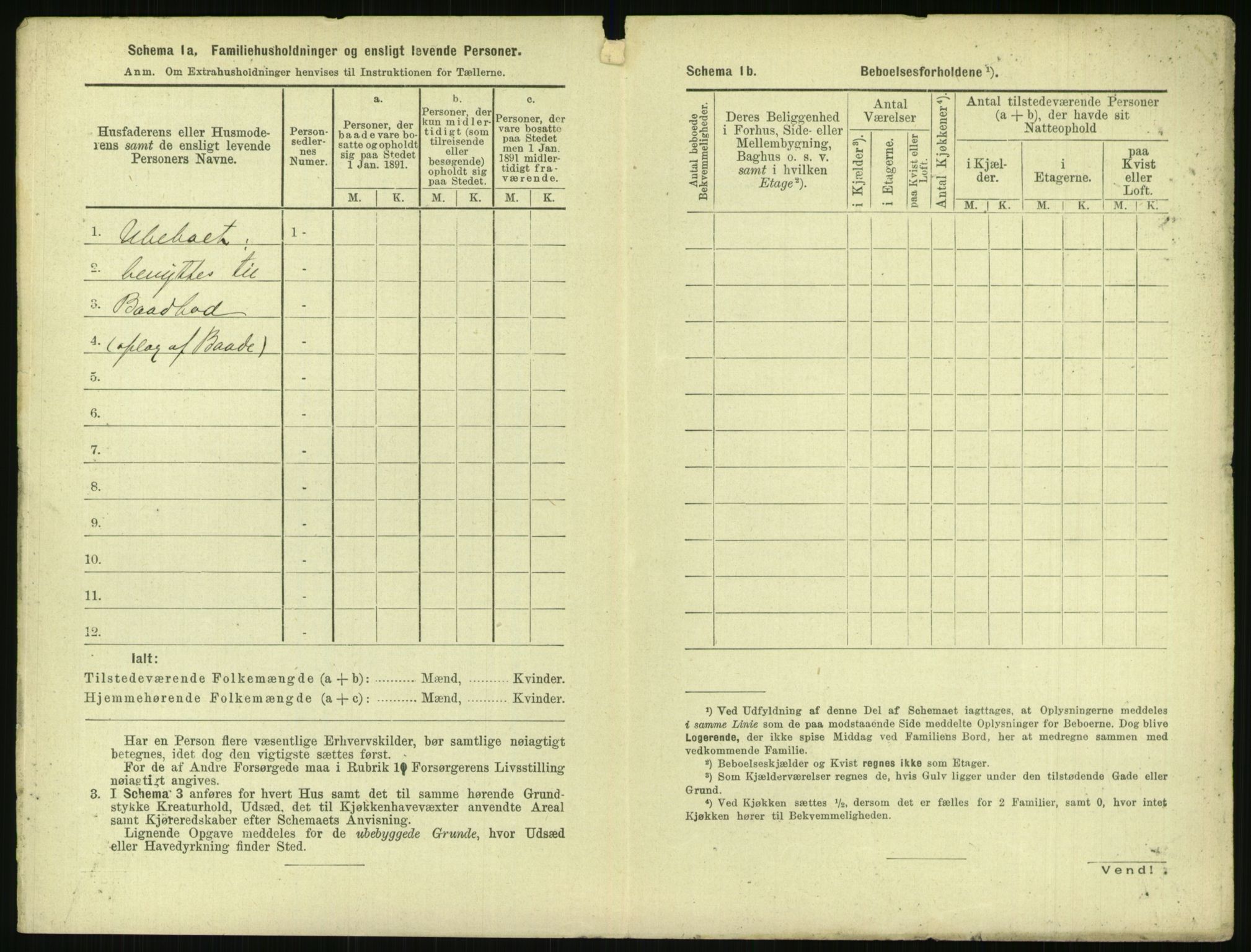 RA, 1891 census for 0903 Arendal, 1891, p. 355