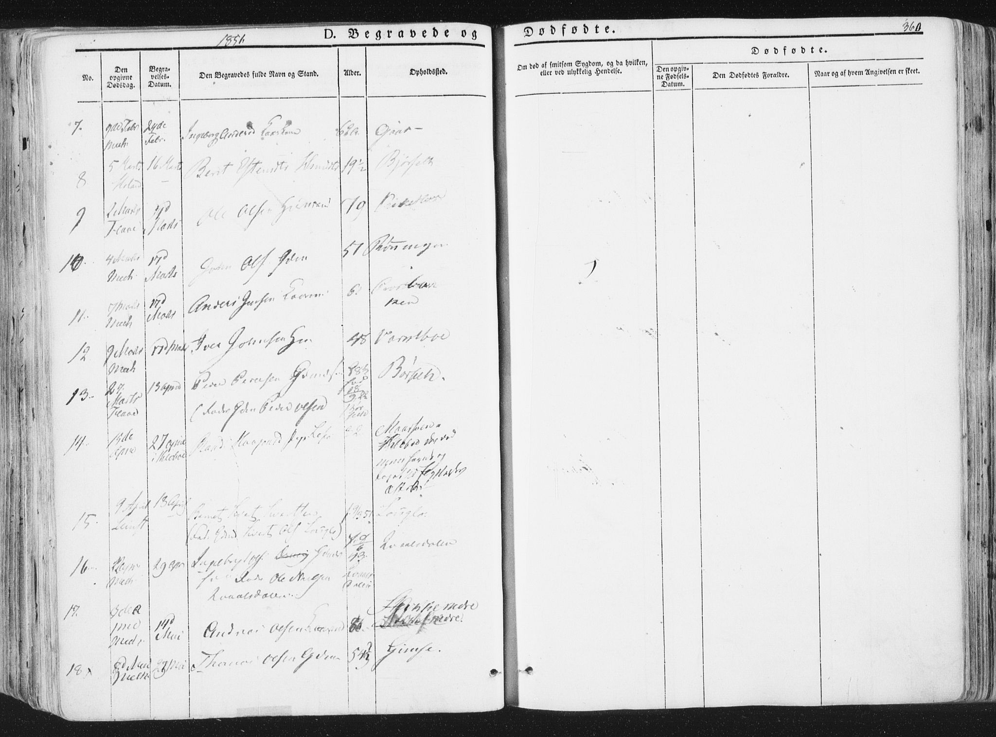Ministerialprotokoller, klokkerbøker og fødselsregistre - Sør-Trøndelag, SAT/A-1456/691/L1074: Parish register (official) no. 691A06, 1842-1852, p. 360