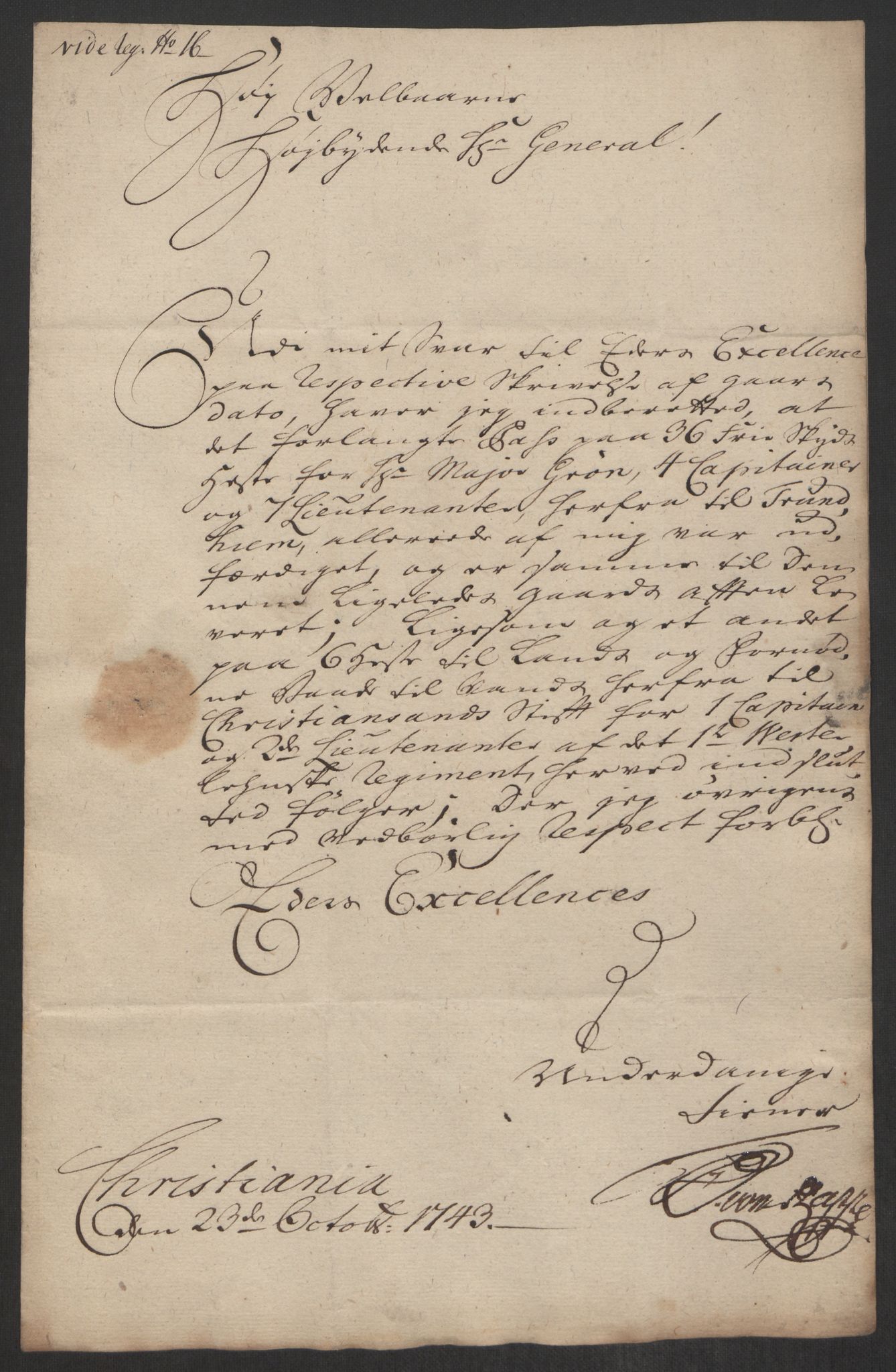 Kommanderende general (KG I) med Det norske krigsdirektorium, AV/RA-EA-5419/D/L0062: Stattholderens, stiftamtmenns og amtmenns brev, 1741-1745, p. 204