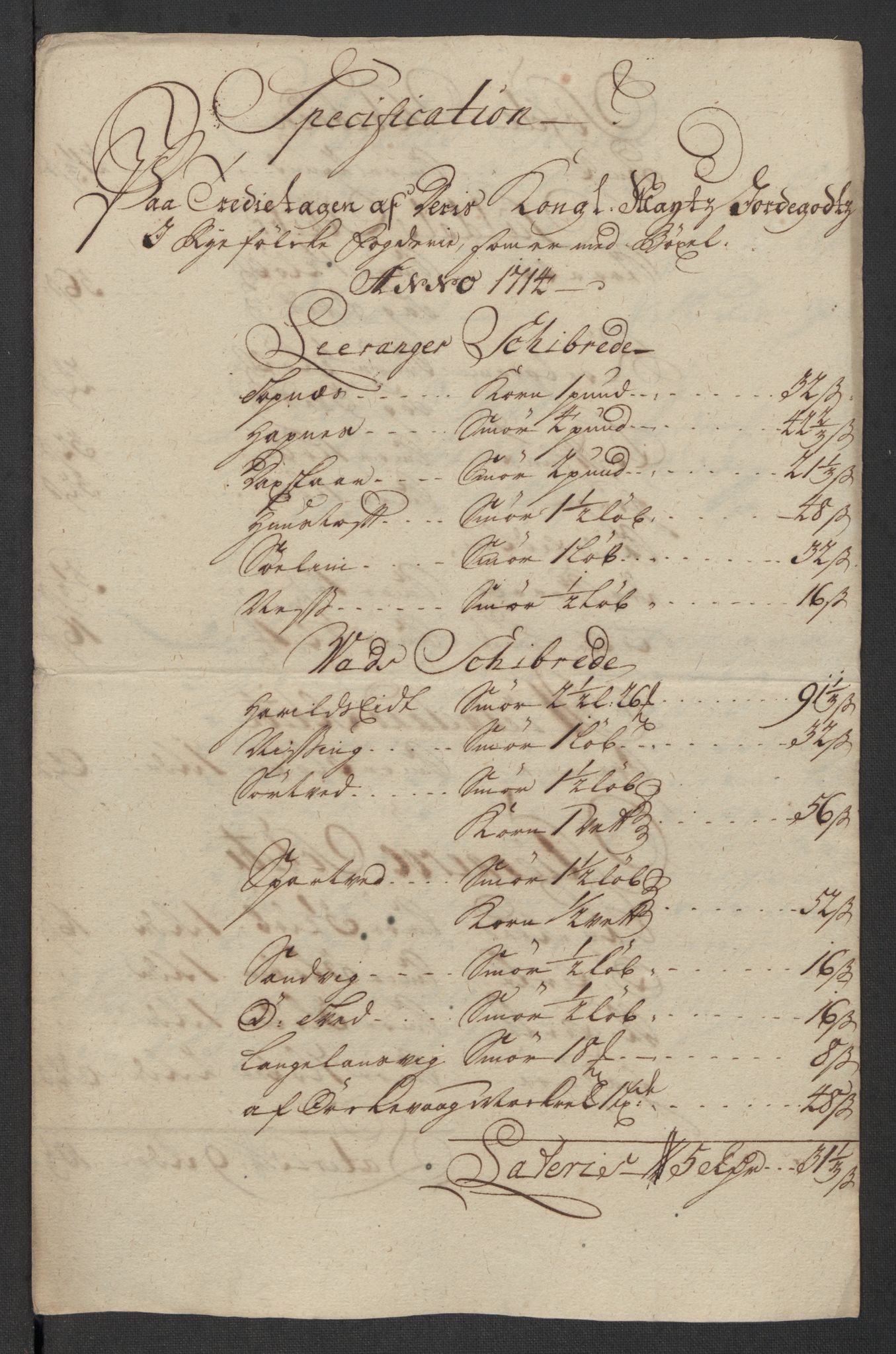 Rentekammeret inntil 1814, Reviderte regnskaper, Fogderegnskap, AV/RA-EA-4092/R47/L2867: Fogderegnskap Ryfylke, 1714, p. 143