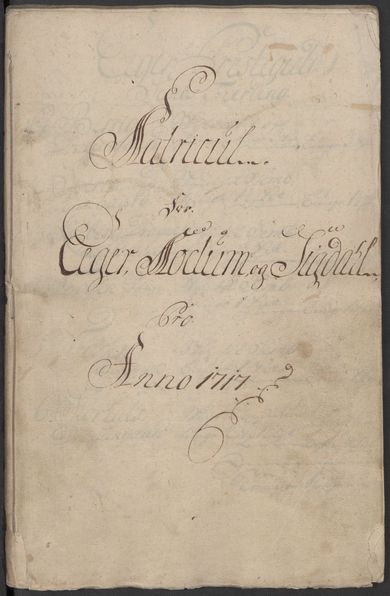 Rentekammeret inntil 1814, Reviderte regnskaper, Fogderegnskap, RA/EA-4092/R31/L1711: Fogderegnskap Hurum, Røyken, Eiker, Lier og Buskerud, 1717, p. 65