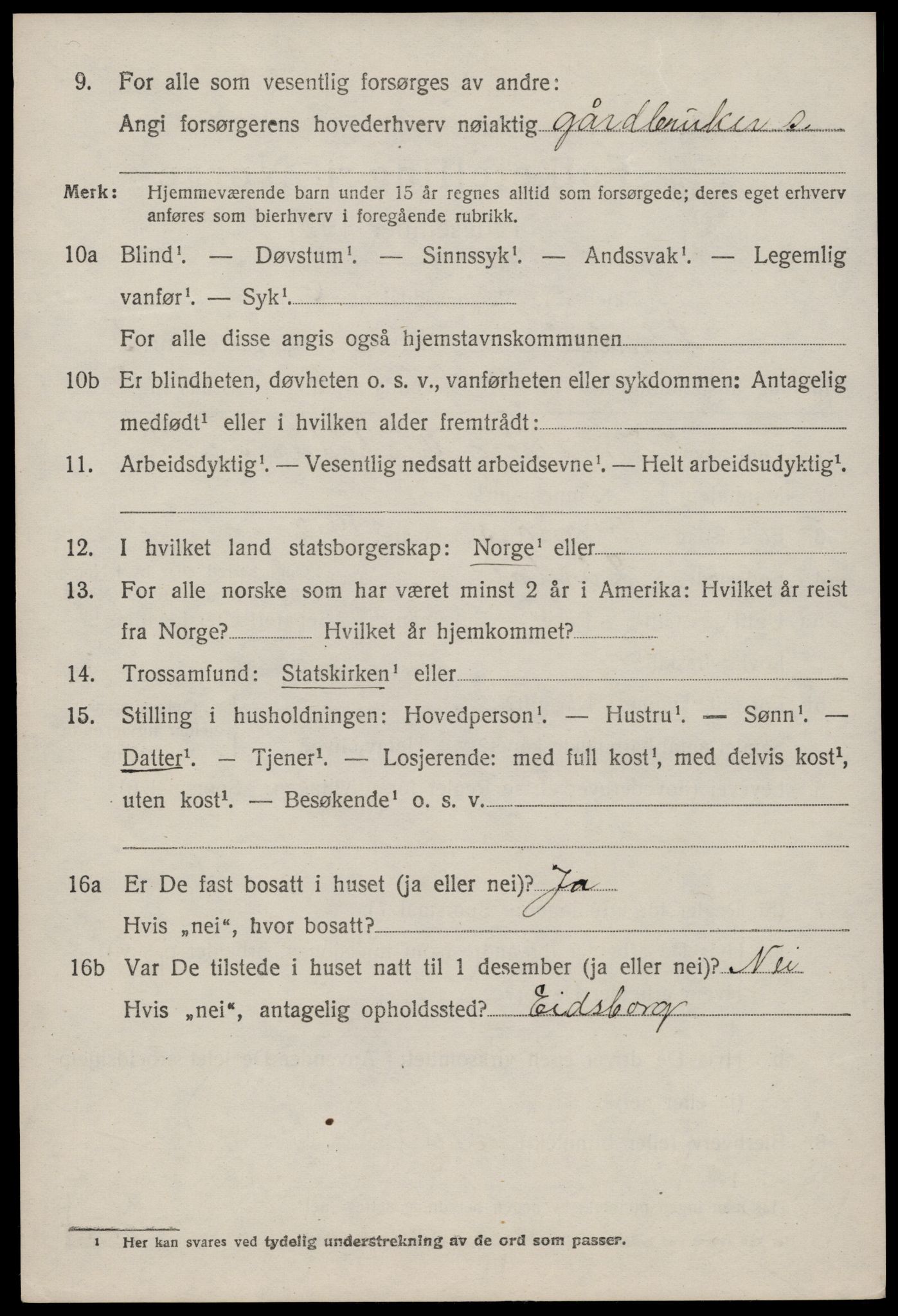 SAKO, 1920 census for Lårdal, 1920, p. 2514