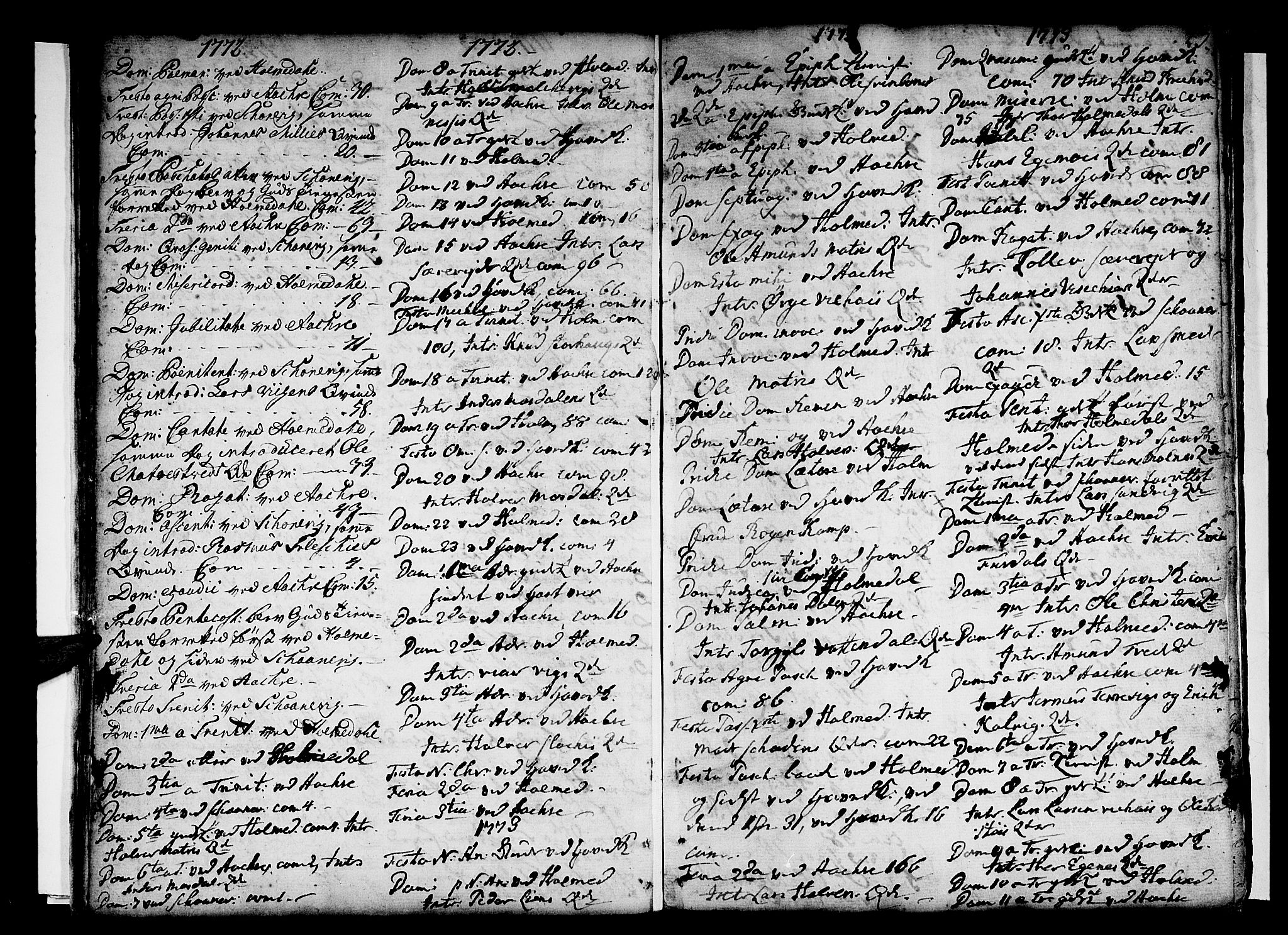 Skånevik sokneprestembete, SAB/A-77801/H/Haa: Parish register (official) no. A 1, 1745-1789, p. 23