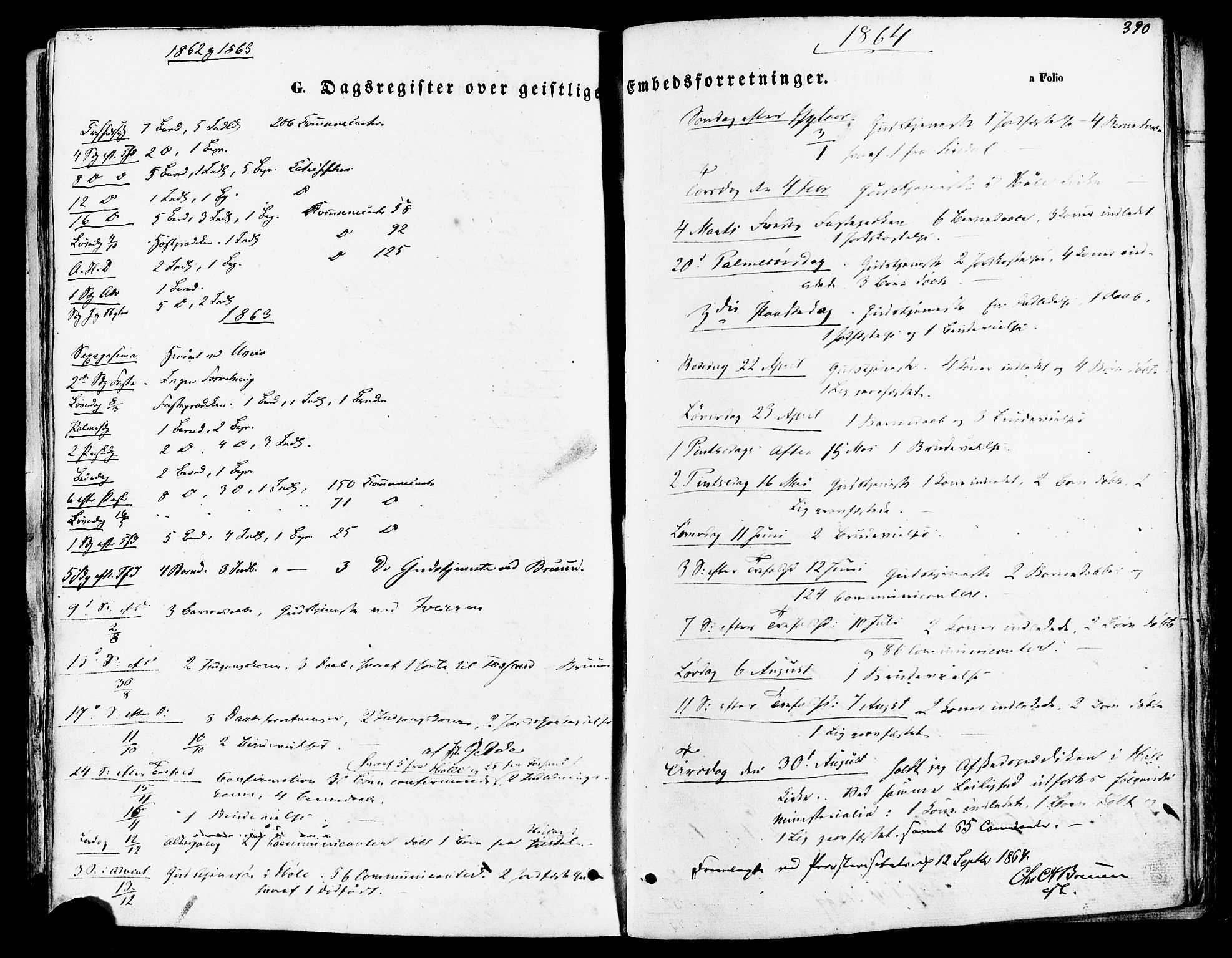 Høgsfjord sokneprestkontor, SAST/A-101624/H/Ha/Haa/L0002: Parish register (official) no. A 2, 1855-1885, p. 390