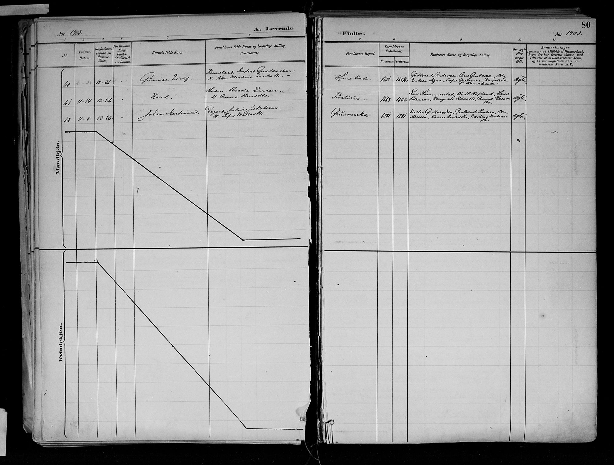 Jevnaker prestekontor, SAH/PREST-116/H/Ha/Haa/L0010: Parish register (official) no. 10, 1891-1906, p. 80