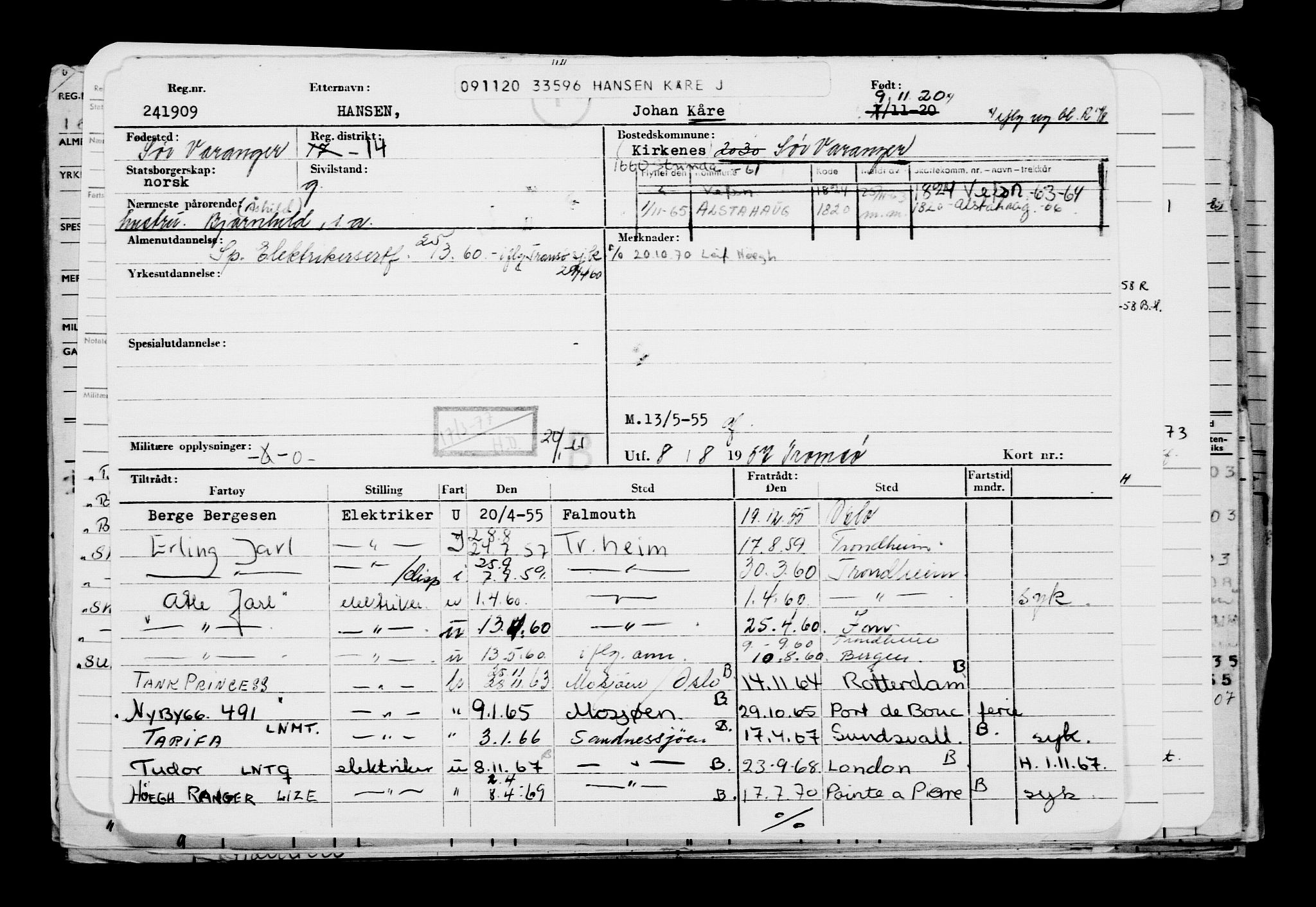 Direktoratet for sjømenn, AV/RA-S-3545/G/Gb/L0187: Hovedkort, 1920, p. 212