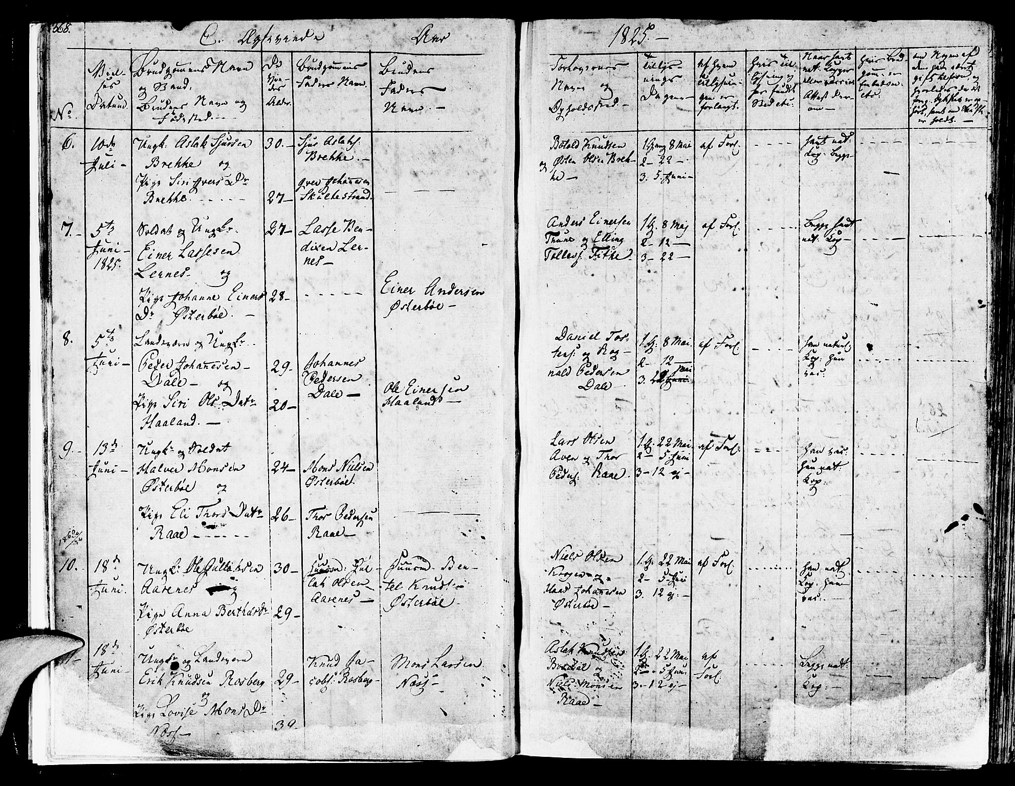 Lavik sokneprestembete, AV/SAB-A-80901: Parish register (official) no. A 2II, 1821-1842, p. 368