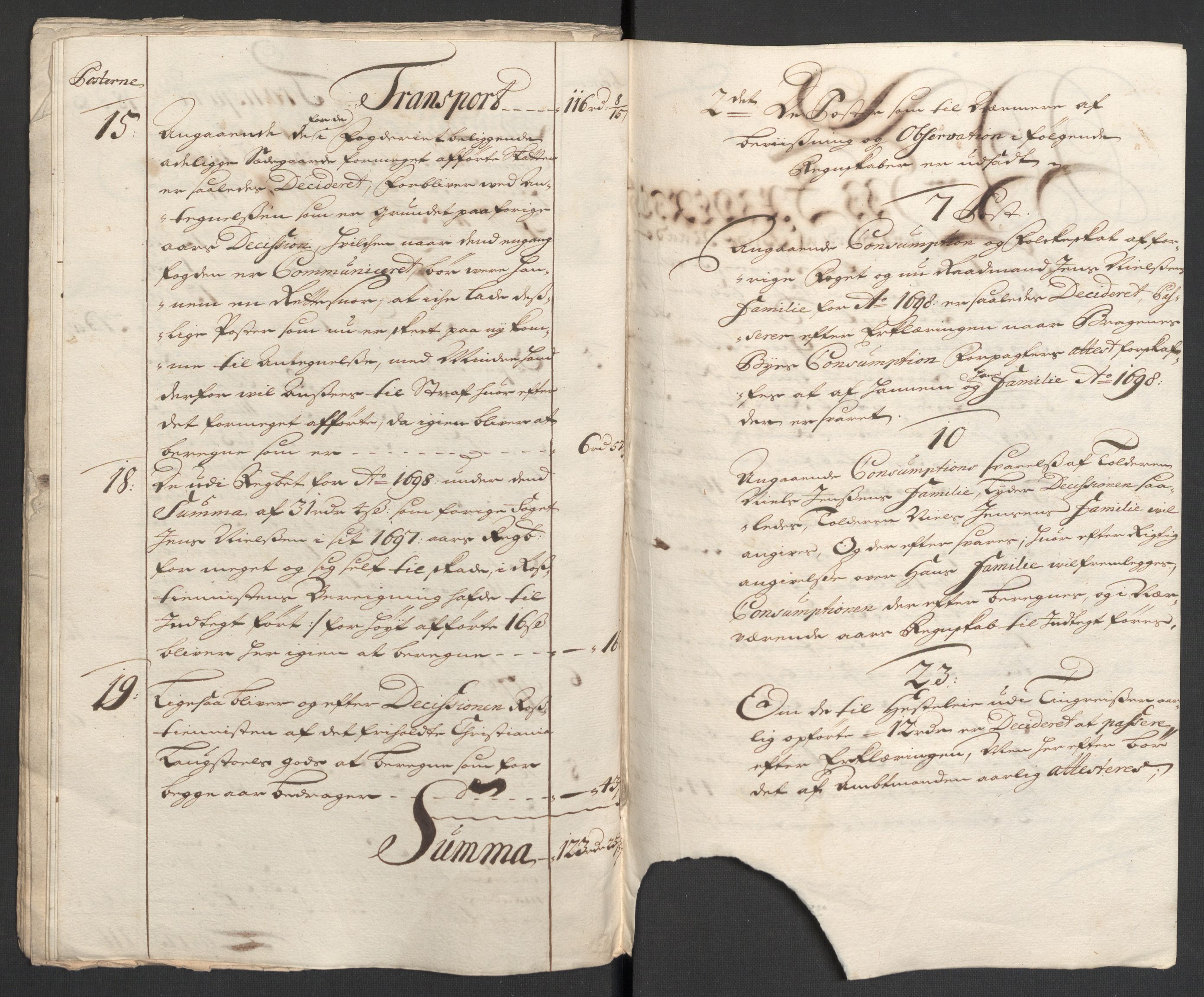 Rentekammeret inntil 1814, Reviderte regnskaper, Fogderegnskap, AV/RA-EA-4092/R30/L1696: Fogderegnskap Hurum, Røyken, Eiker og Lier, 1698-1699, p. 497