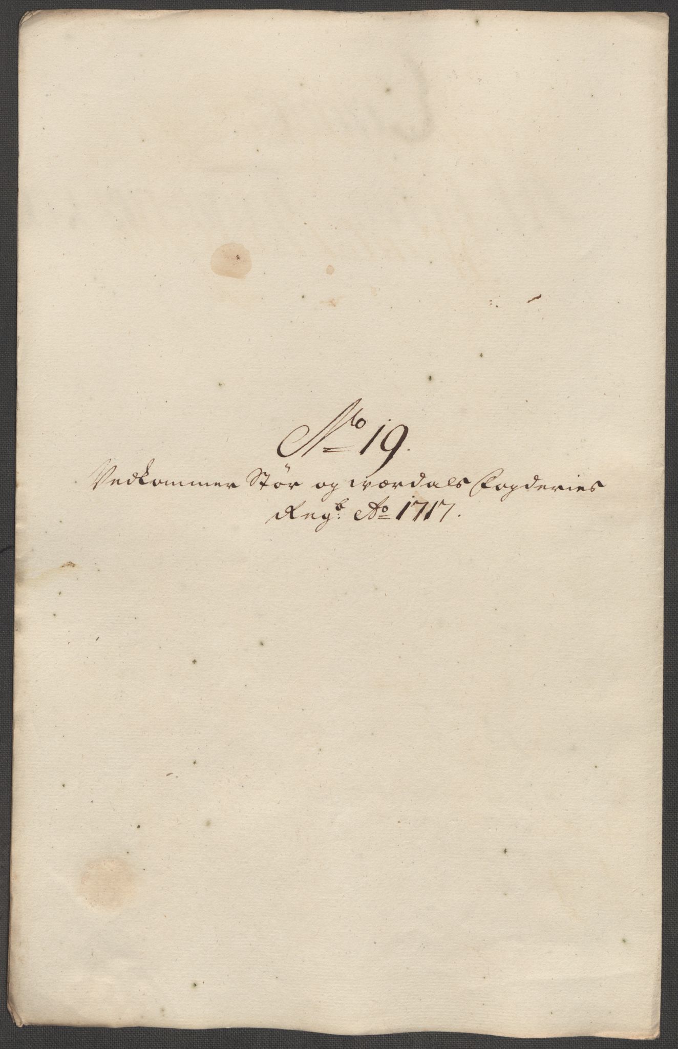 Rentekammeret inntil 1814, Reviderte regnskaper, Fogderegnskap, RA/EA-4092/R62/L4207: Fogderegnskap Stjørdal og Verdal, 1717, p. 221