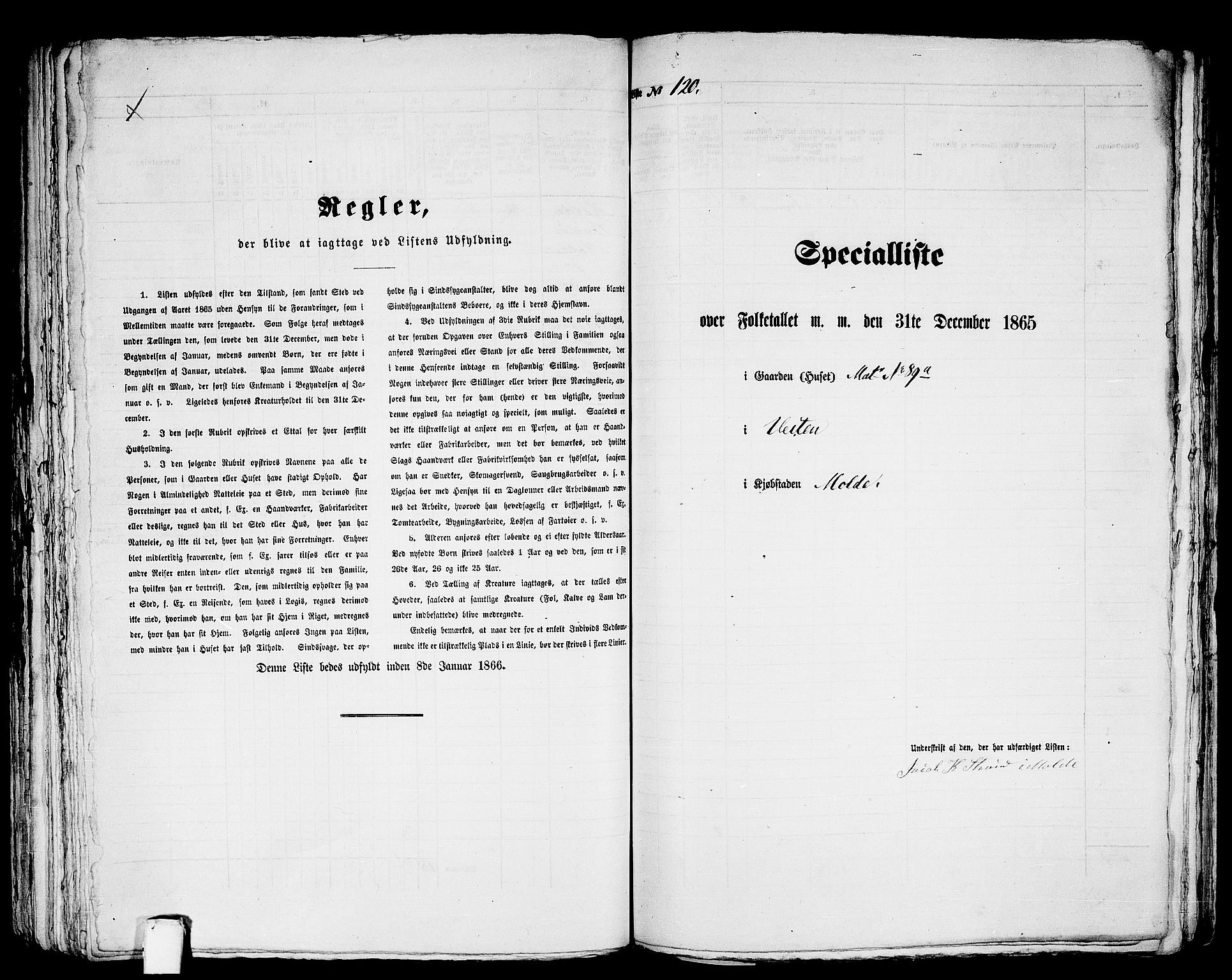 RA, 1865 census for Molde, 1865, p. 250