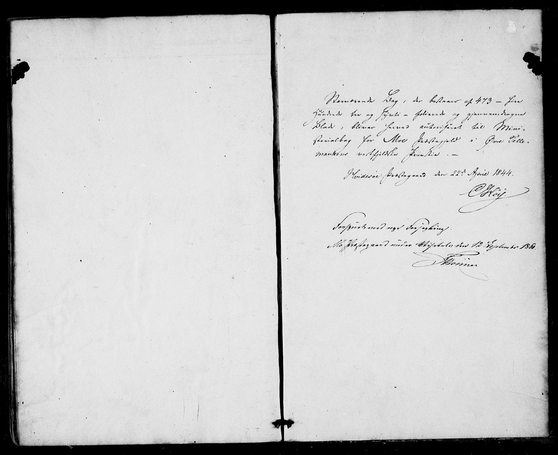 Mo kirkebøker, SAKO/A-286/F/Fa/L0005: Parish register (official) no. I 5, 1844-1864