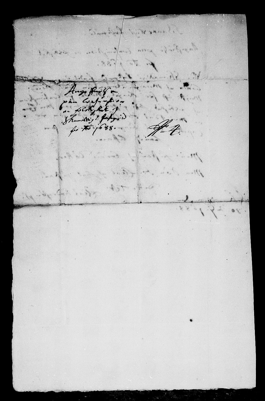 Rentekammeret inntil 1814, Reviderte regnskaper, Stiftamtstueregnskaper, Bergen stiftamt, AV/RA-EA-6043/R/Rc/L0086: Bergen stiftamt, 1688