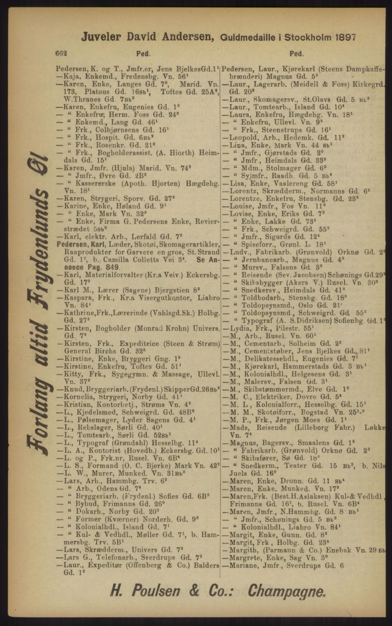 Kristiania/Oslo adressebok, PUBL/-, 1902, p. 662