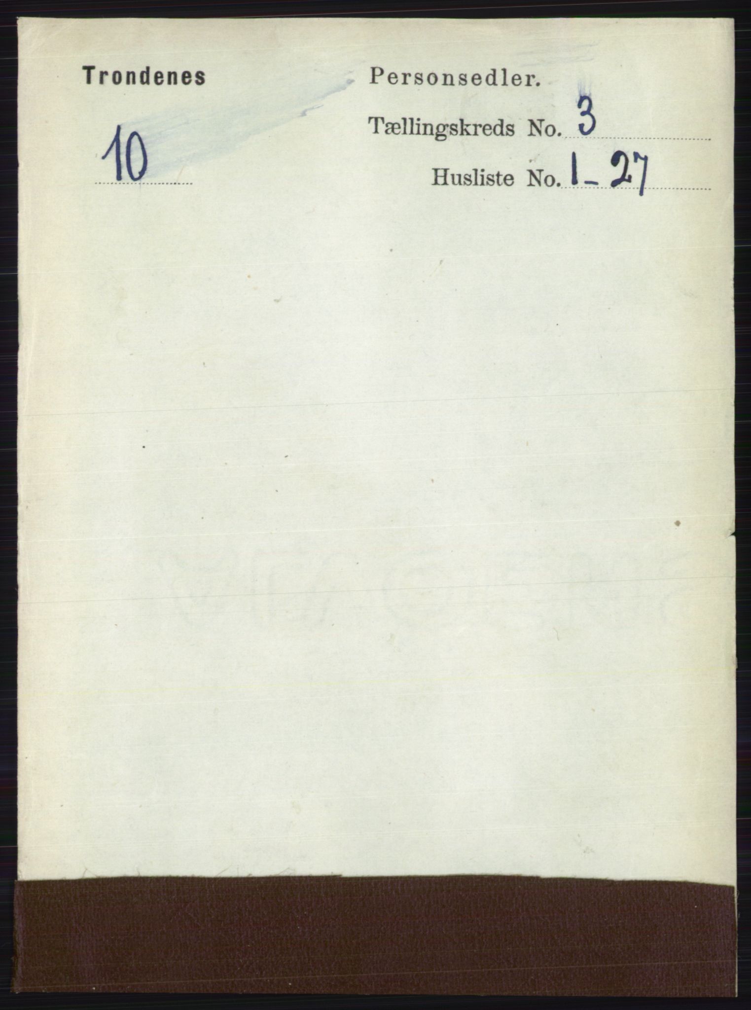 RA, 1891 census for 1914 Trondenes, 1891, p. 1201