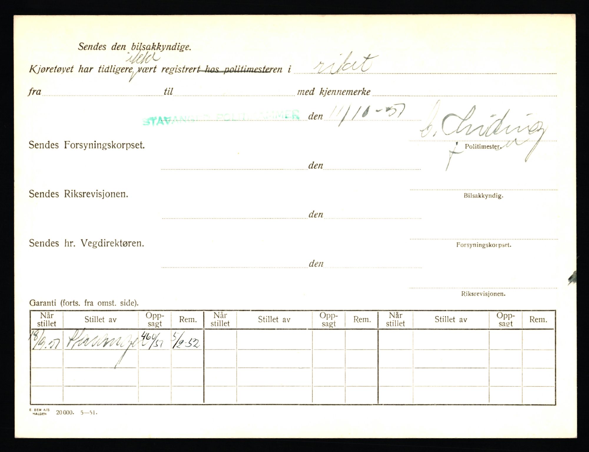 Stavanger trafikkstasjon, AV/SAST-A-101942/0/F/L0006: L-1700 - L-2149, 1930-1971, p. 1864