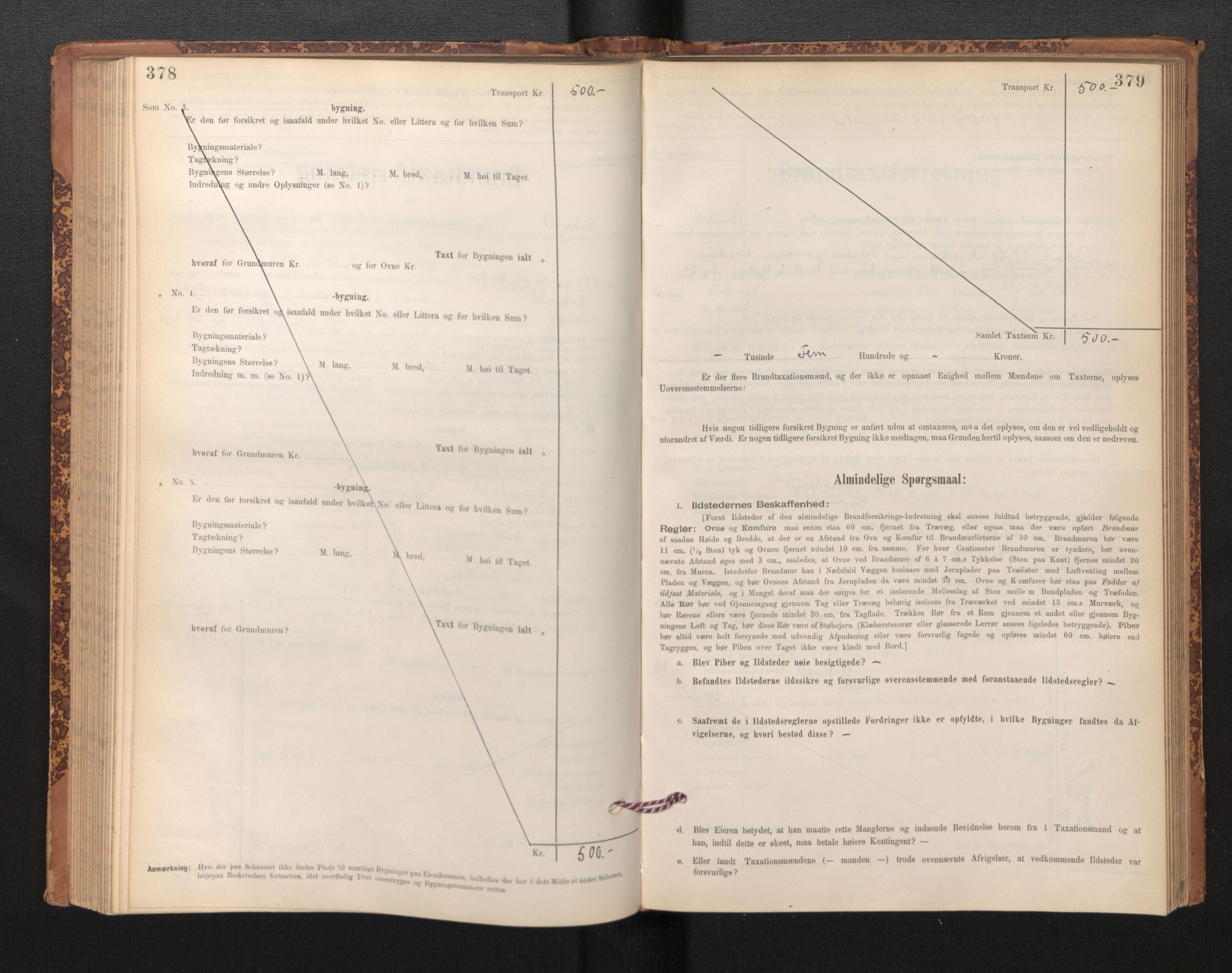 Lensmannen i Askvoll, AV/SAB-A-26301/0012/L0004: Branntakstprotokoll, skjematakst og liste over branntakstmenn, 1895-1932, p. 378-379